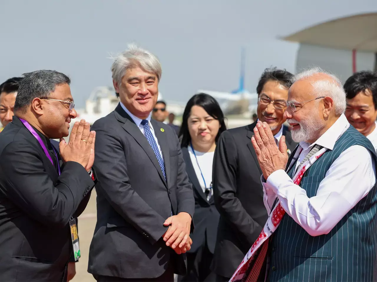 india-japan annual summit, prime minister arrives in japan