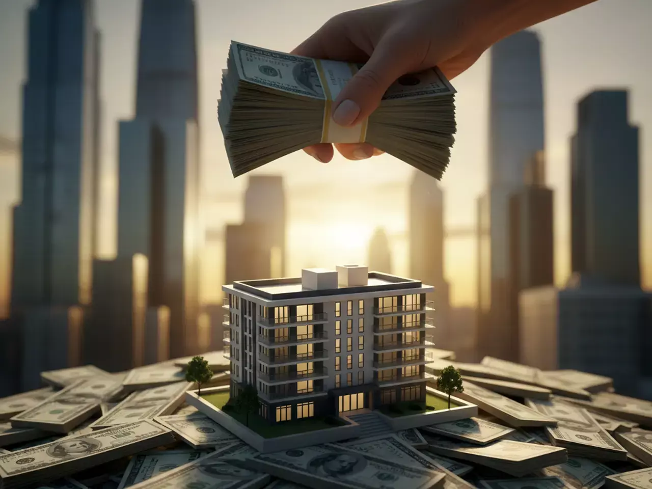 report, $3 billion in real estate investment