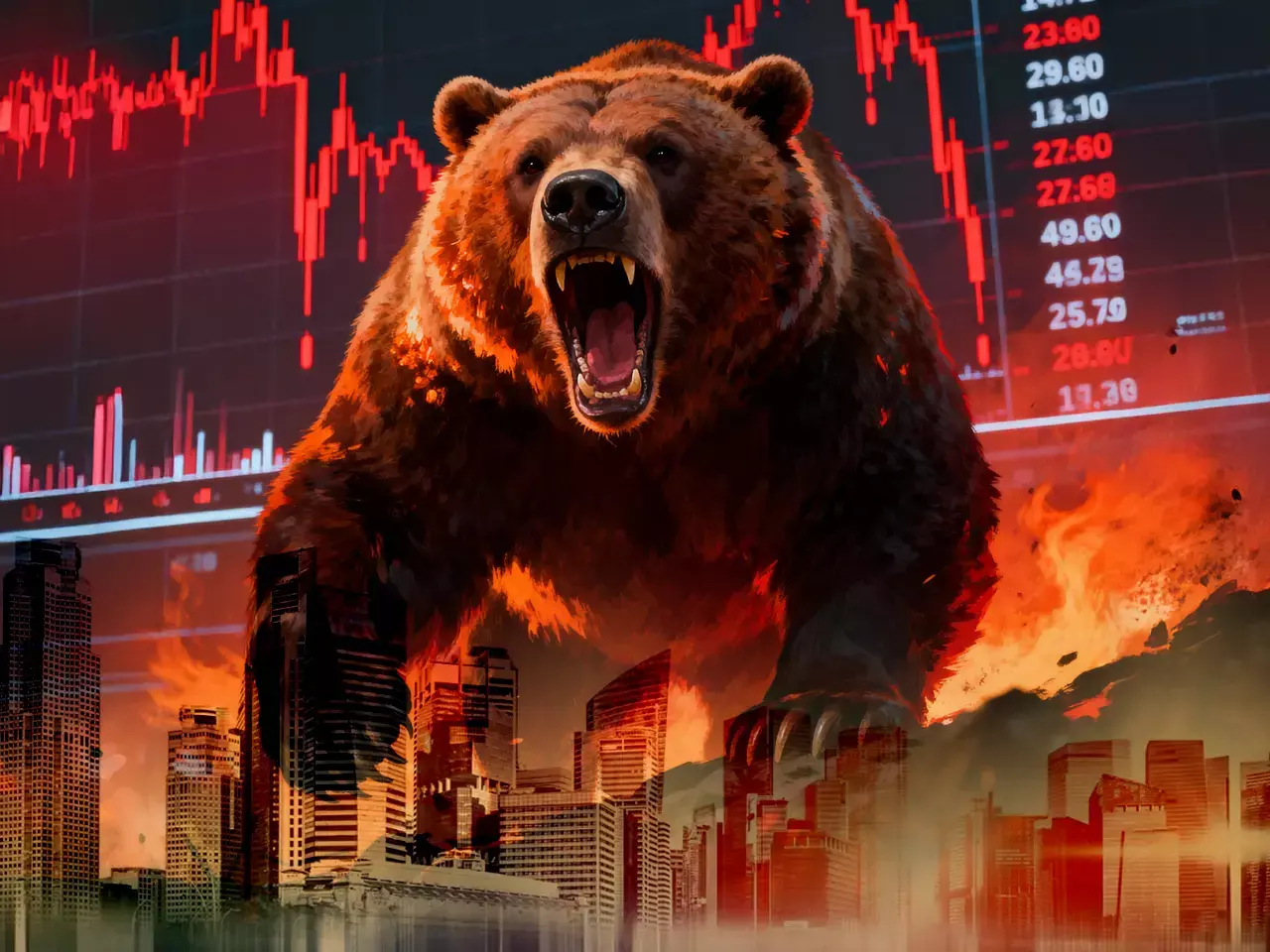 leading players kneel, losses amount to three lakh crores