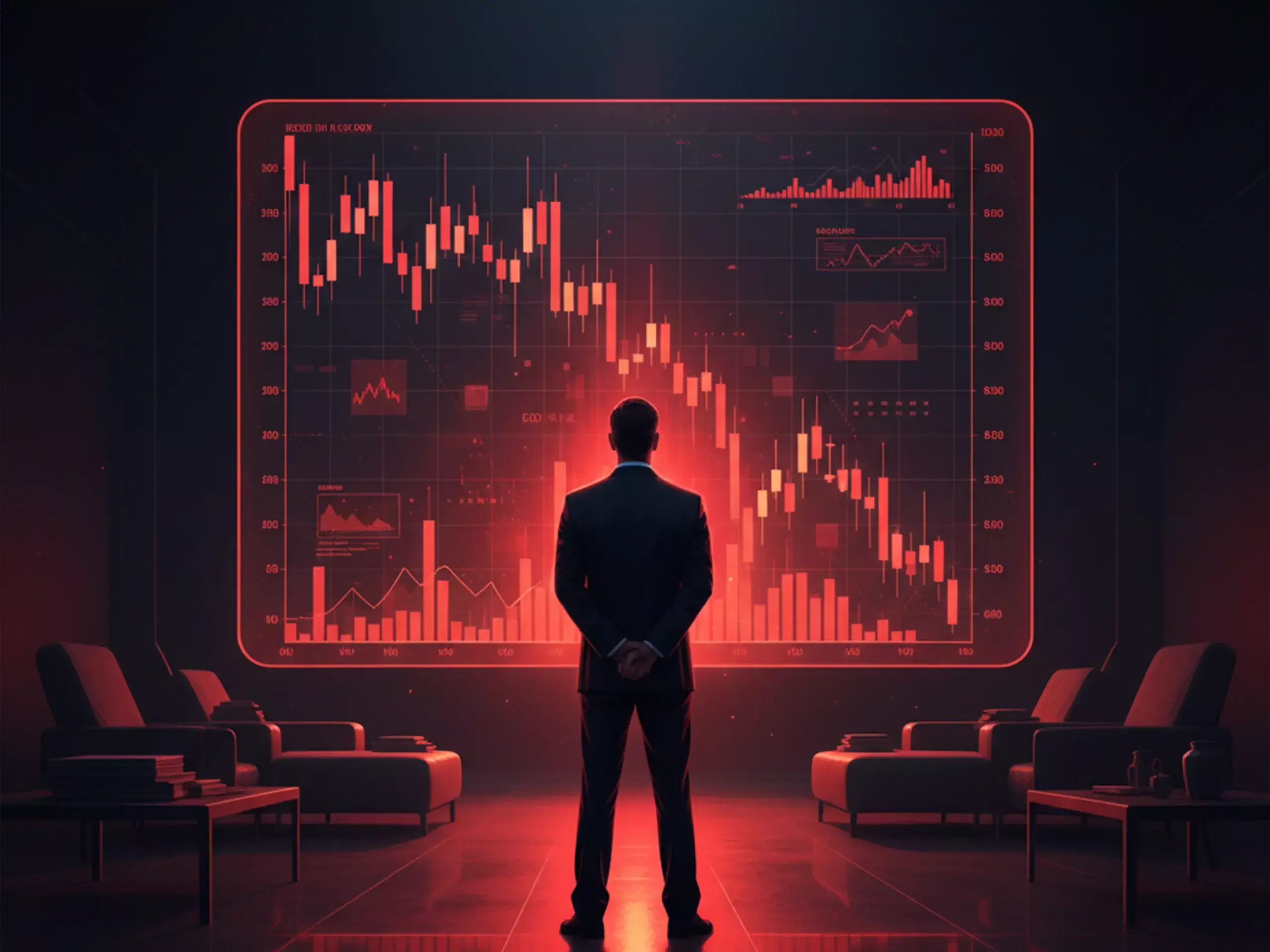 ബ്ലൂചിപ്പ് ഓഹരികളിൽ വിൽപ്പന; ഓഹരി വിപണിയിൽ ഇടിവ്