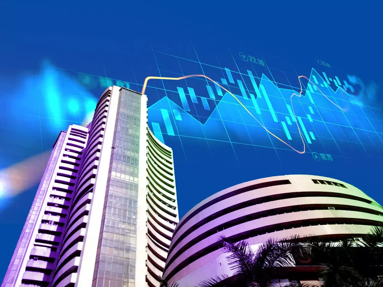 sensex and nifty in strong gains