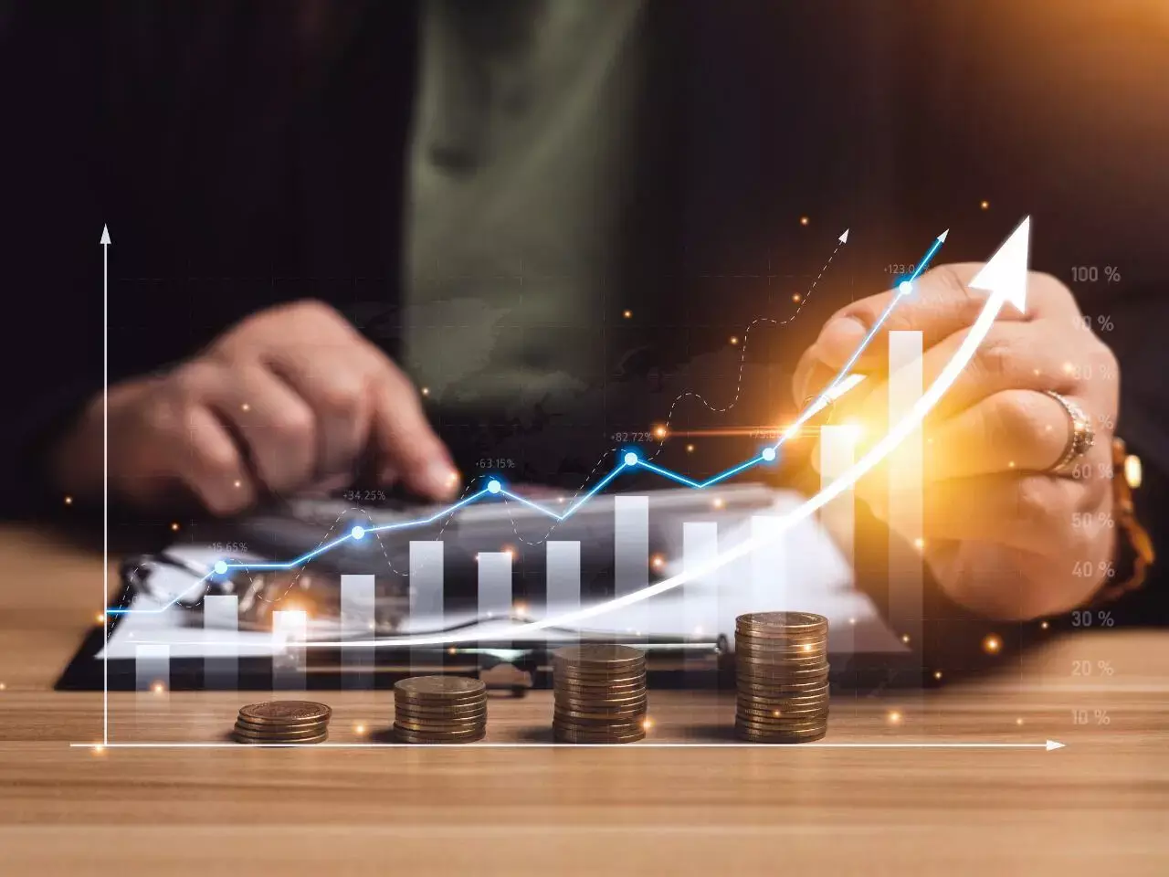 mcap, four companies in top 10 gain rs 95,000 crore