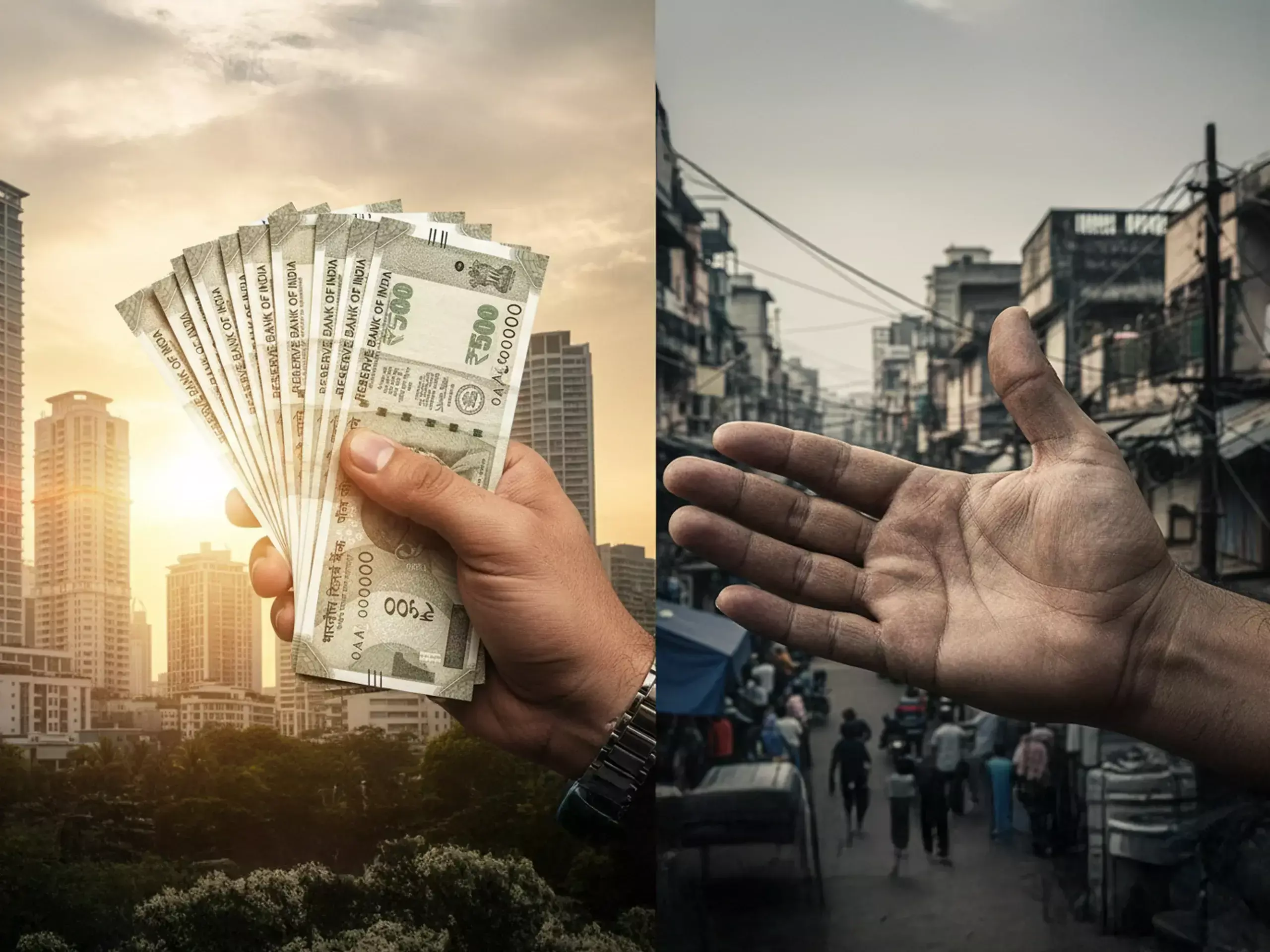 രാജ്യത്ത് സമ്പത്ത് വര്‍ധിക്കുന്നത്   1% പേര്‍ക്ക് മാത്രമെന്ന് റിപ്പോര്‍ട്ട്