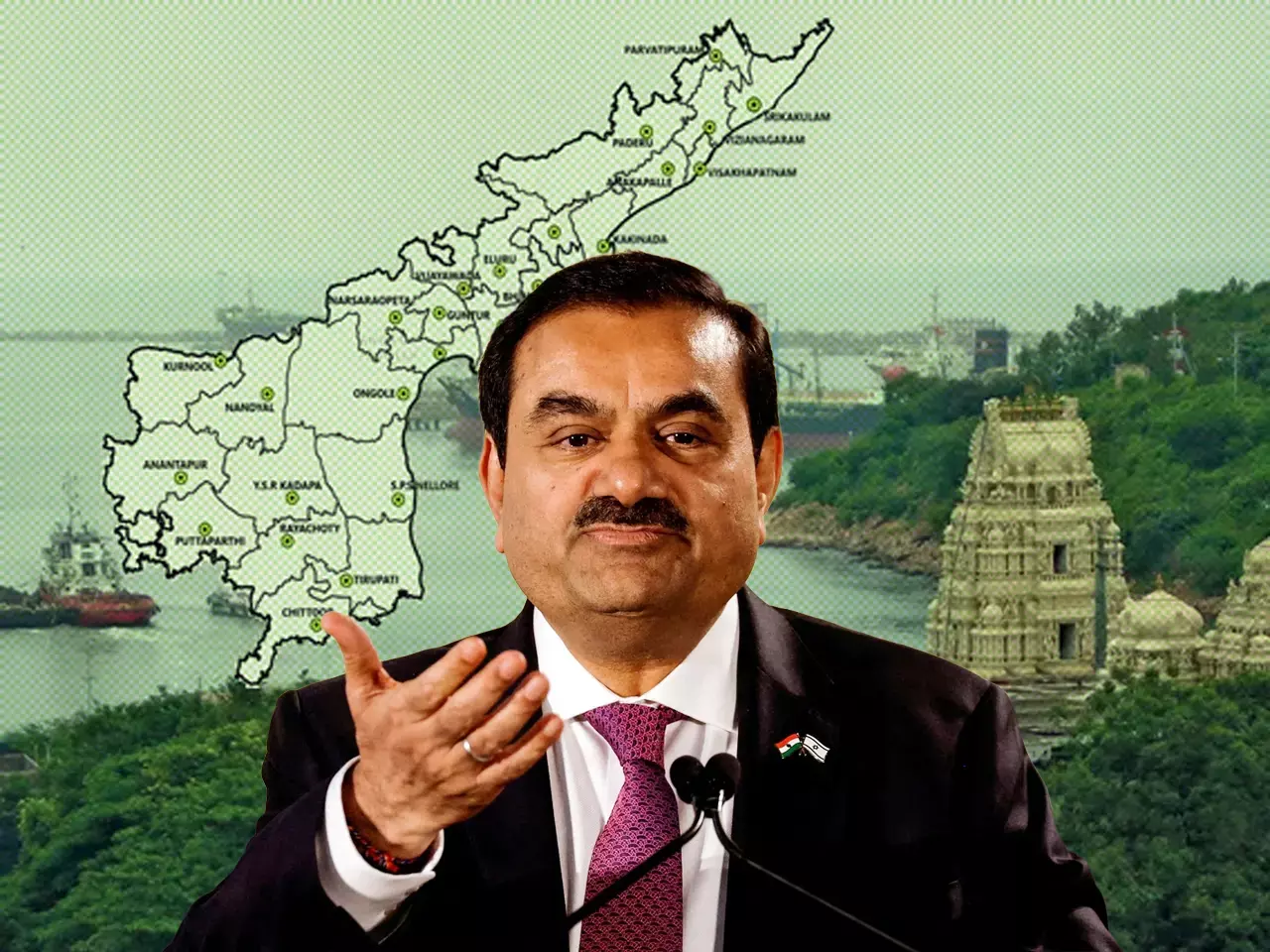 adanis support to andhra pradesh, rs 1 lakh crore is being poured in adanis support to andhra pradesh, rs 1 lakh crore is being poured in