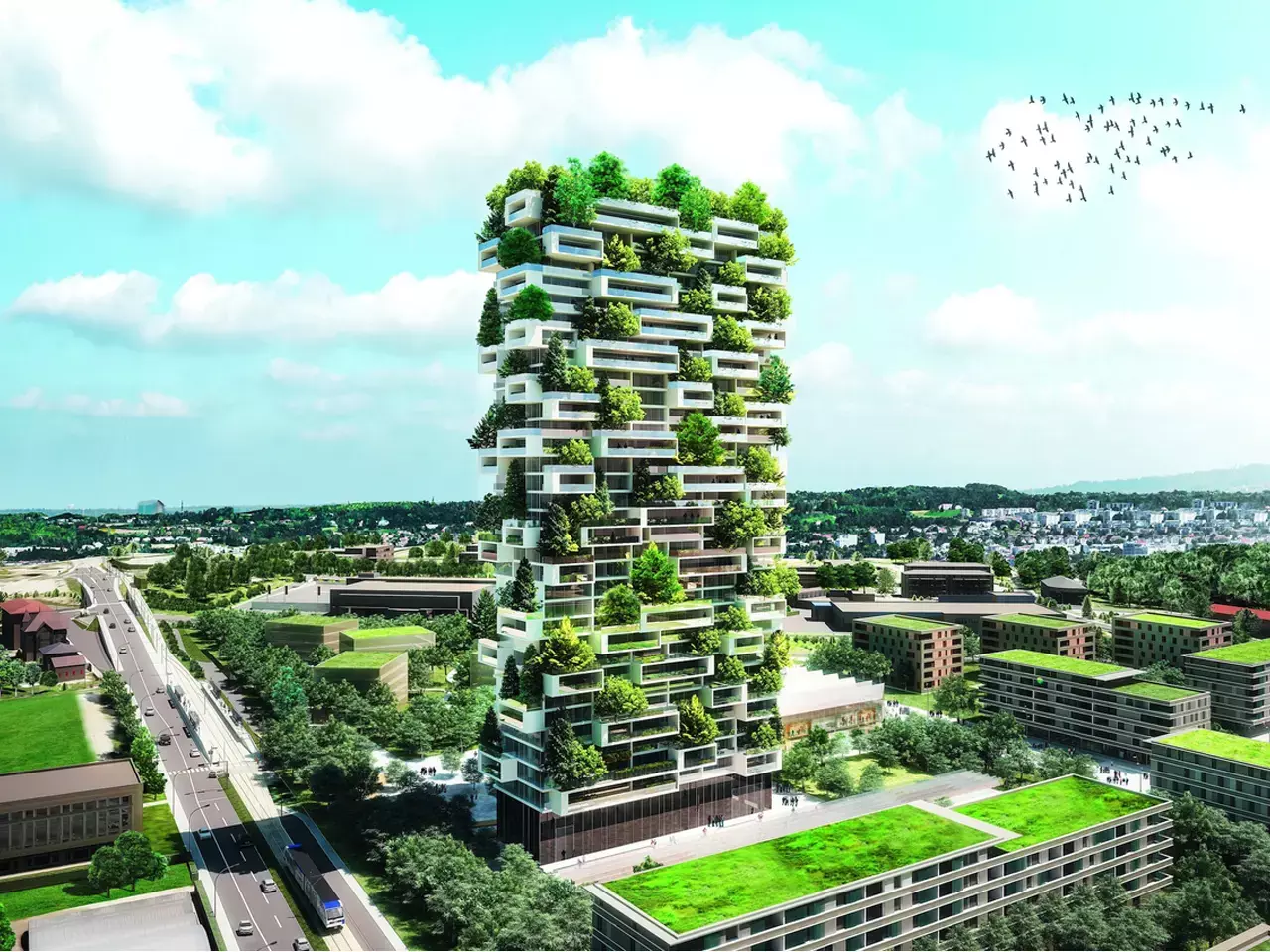 verticle farming tower in china