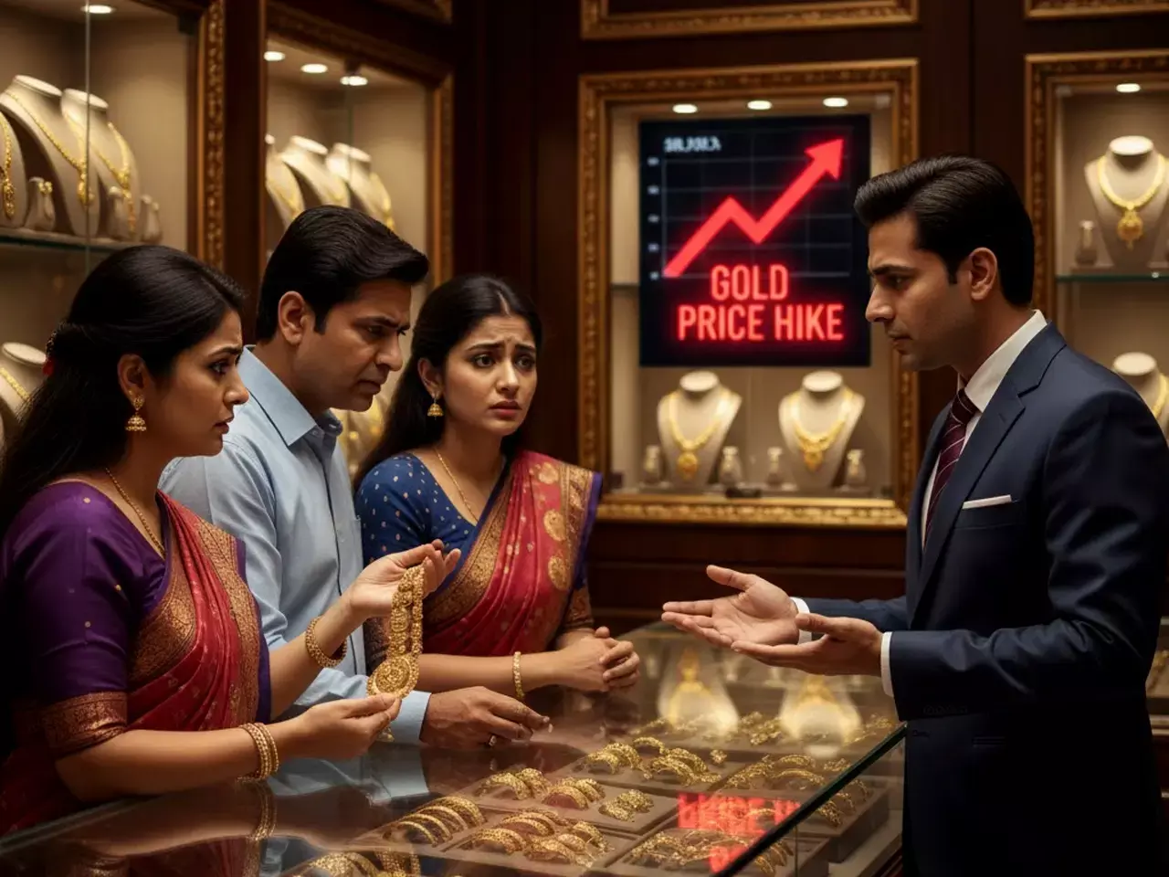 gold prices hit lakhs, price spikes for the third time