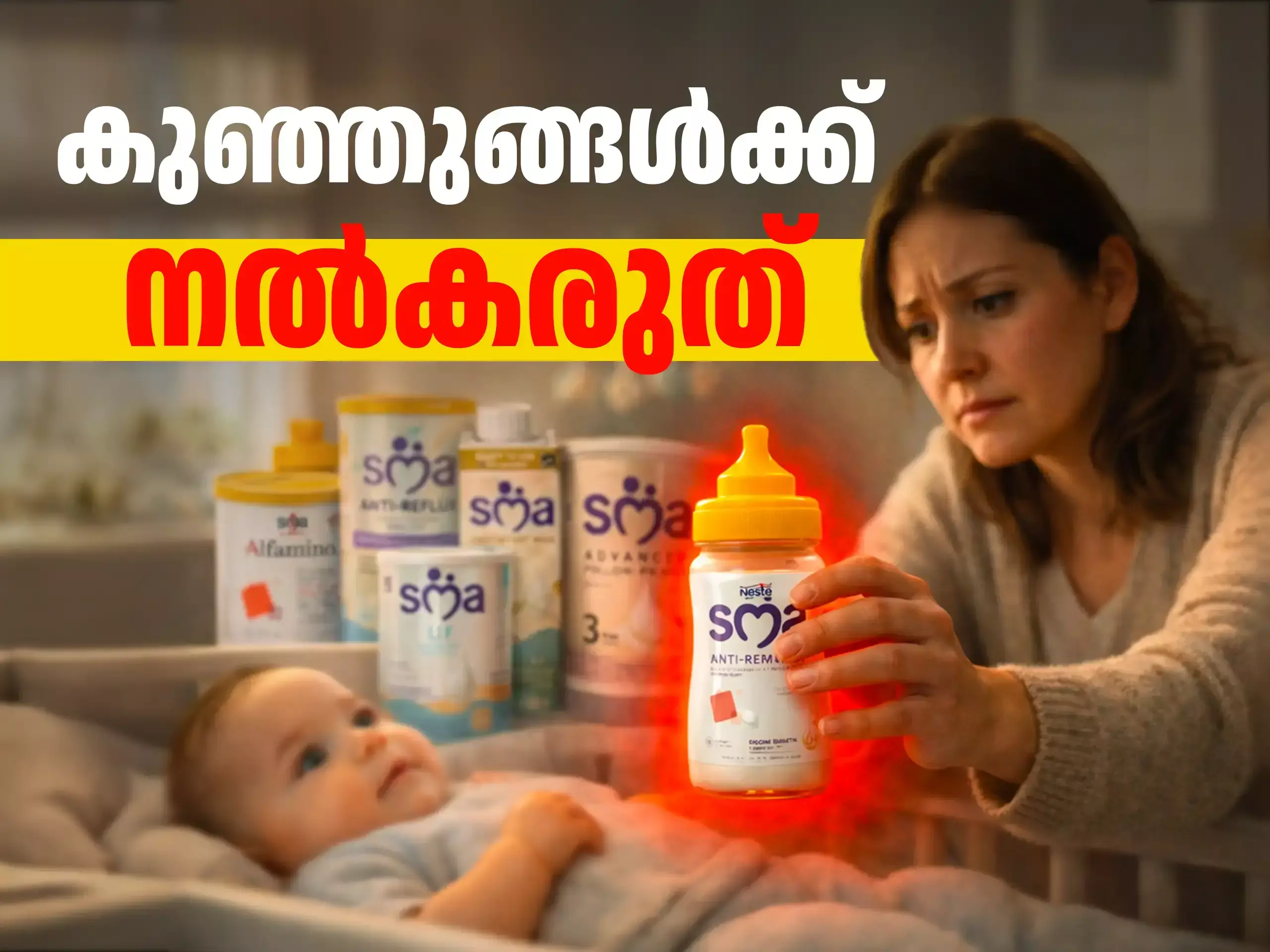 Nestle SMA Baby Formula : ഇത് കുഞ്ഞുങ്ങൾക്ക് നൽകാനാകില്ല! ചില ഉൽപ്പന്നങ്ങൾ തിരിച്ച് വിളിച്ച് നെസ്‍ലെ