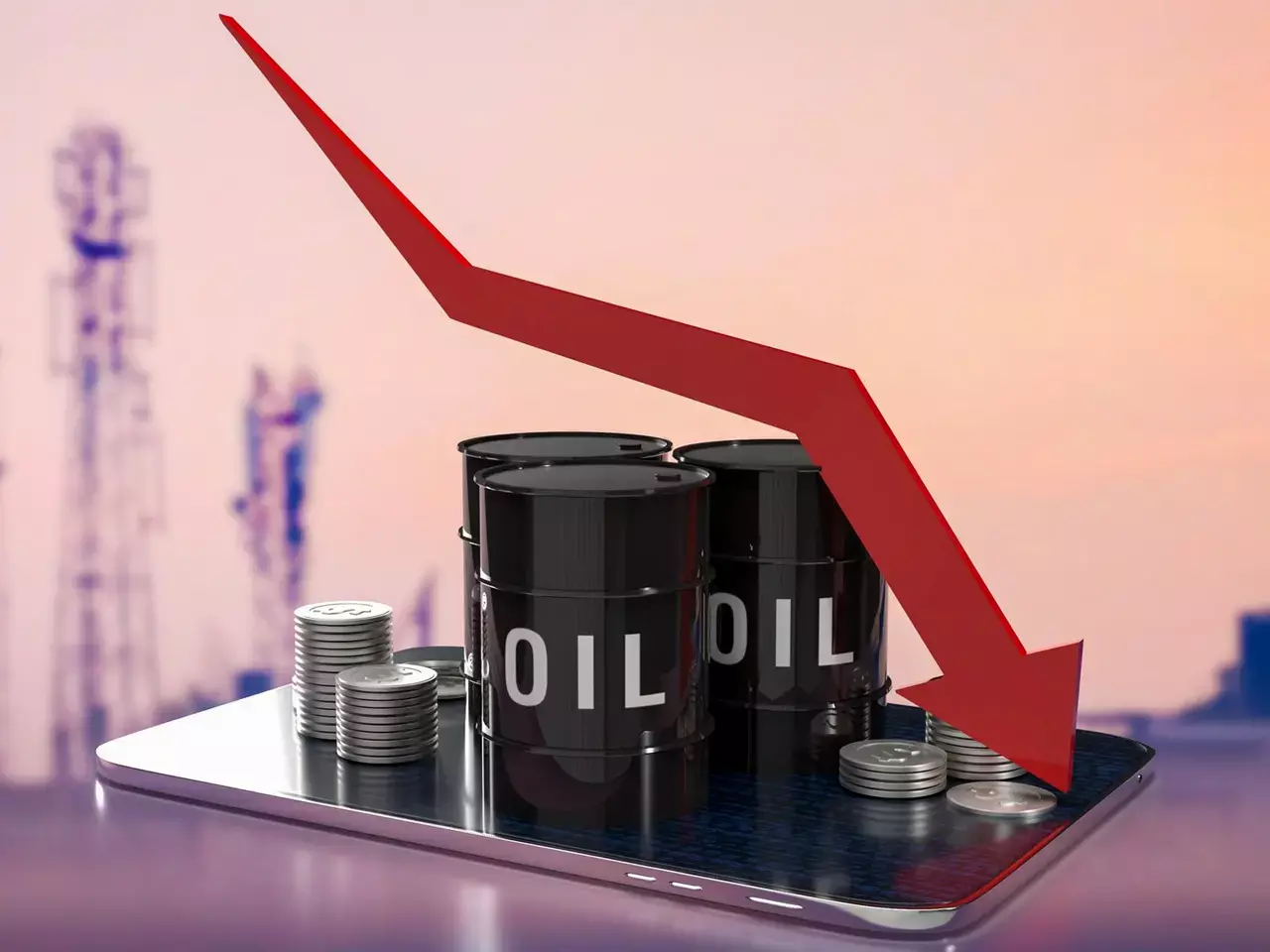 global oil prices fall