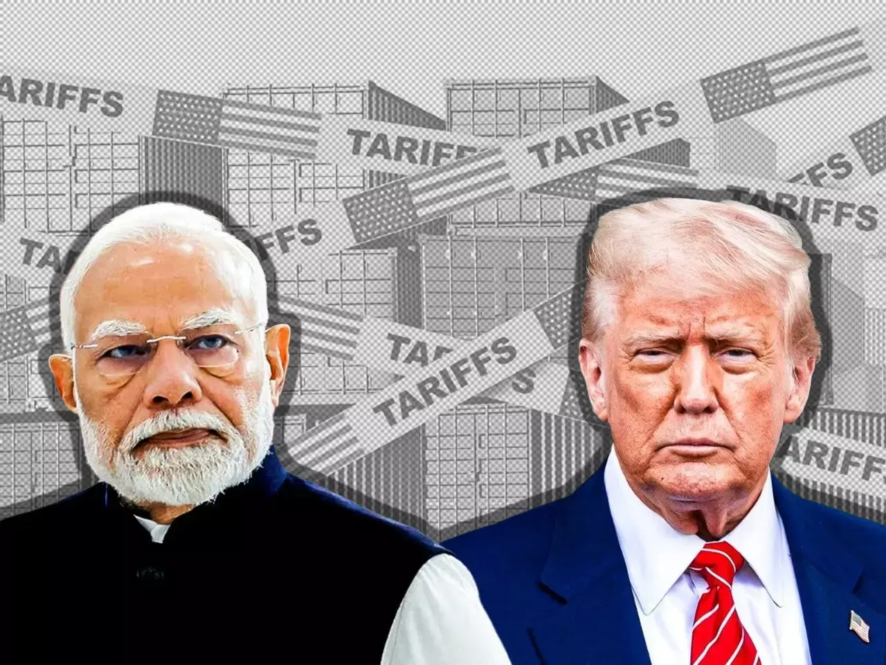 trump says pm modi not happy with us tariffs
