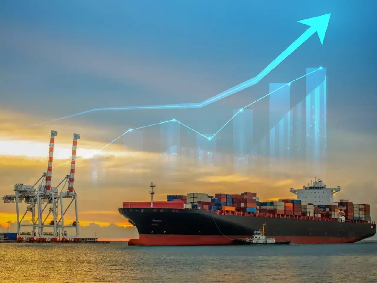 exports increased in december, trade deficit also increased