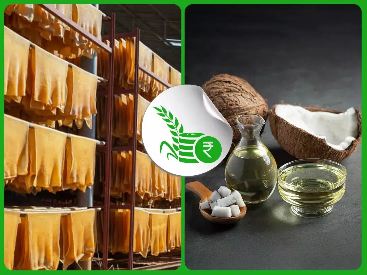 റബര്‍വില മുന്നോട്ടുതന്നെ;  വെളിച്ചെണ്ണ വില കുറഞ്ഞു