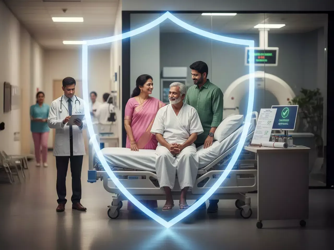 medical insurance will cover not only hospital stay but also expenses incurred before it