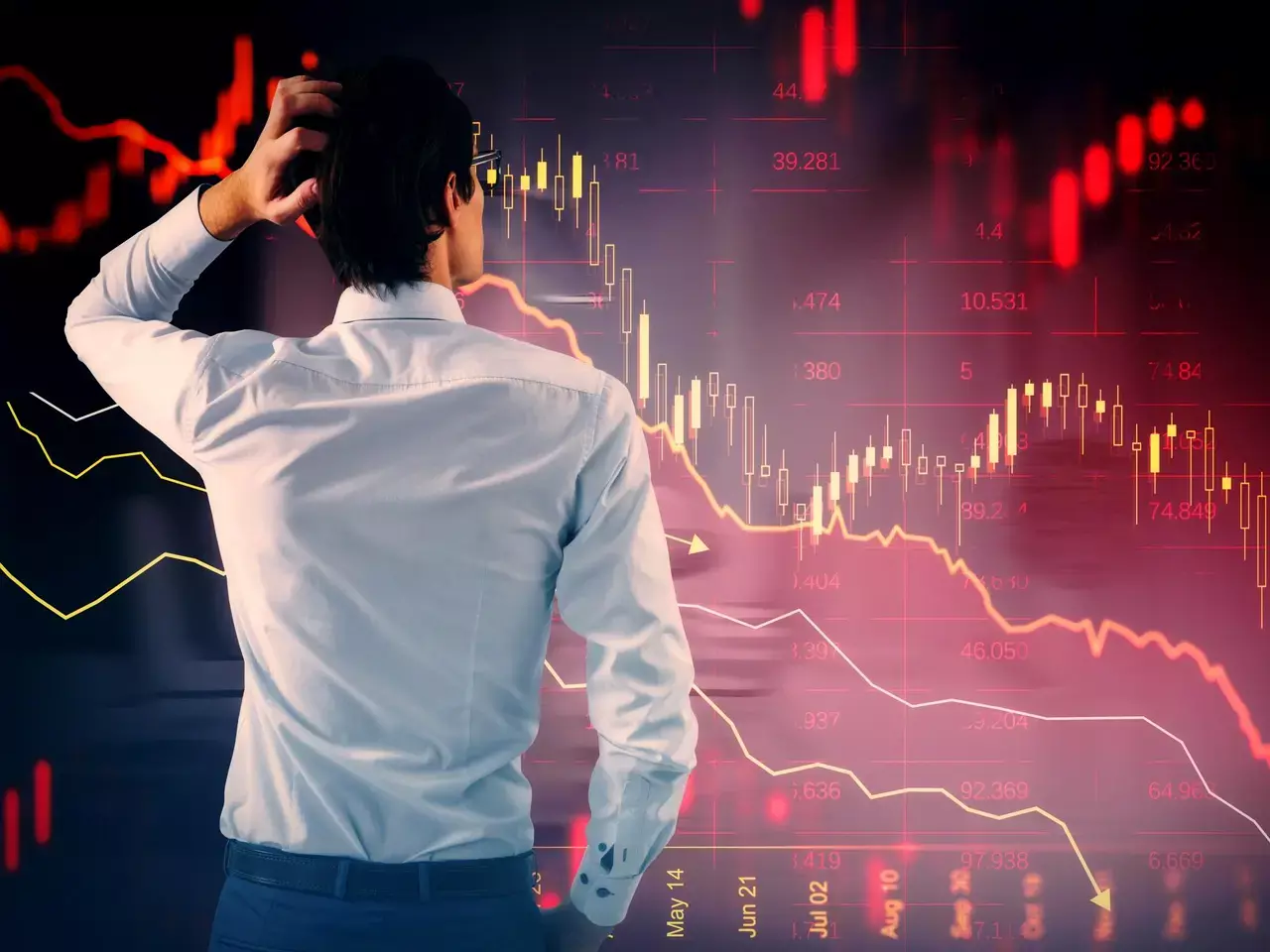 stock market crash down bearish stock market crash down bearish