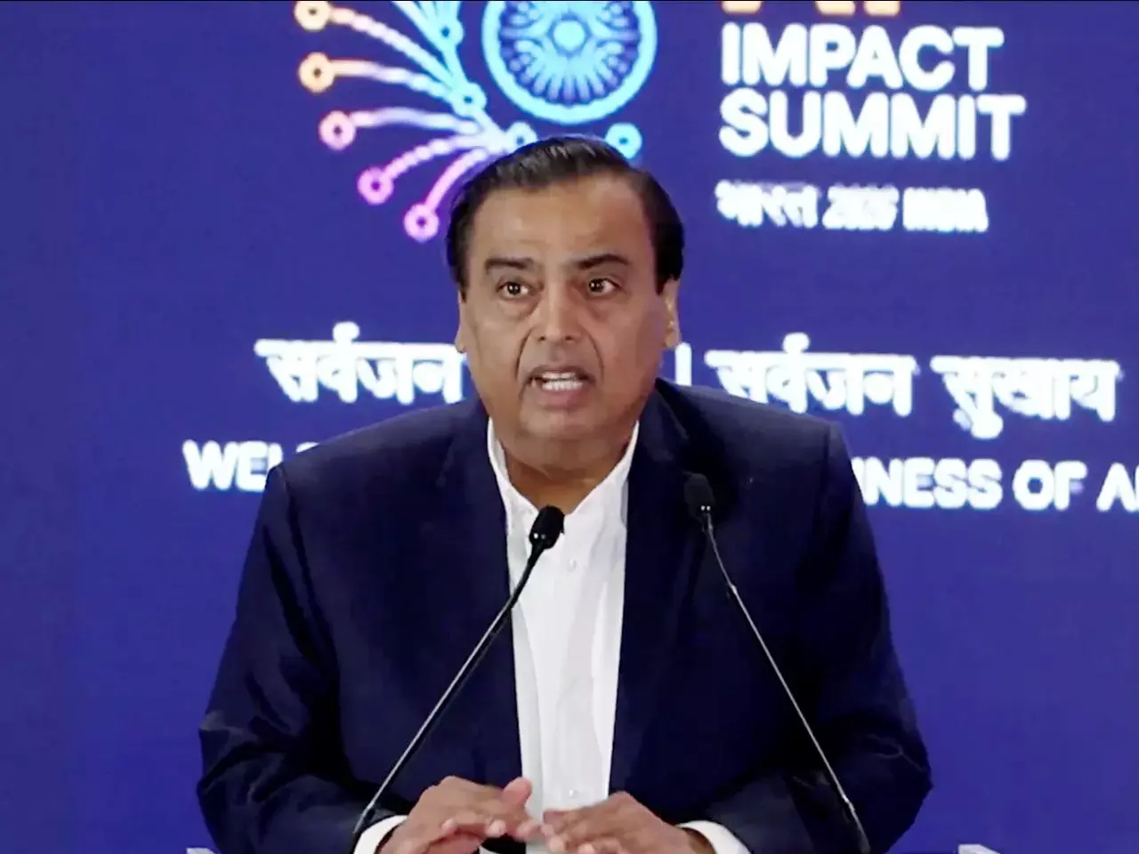 ambani announces biggest investment in ai, india