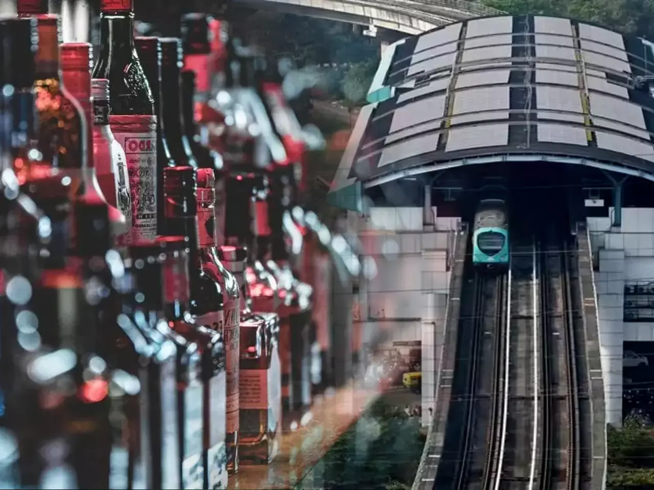 trendy super premium beverage outlet, now you can buy liquor from metro stations