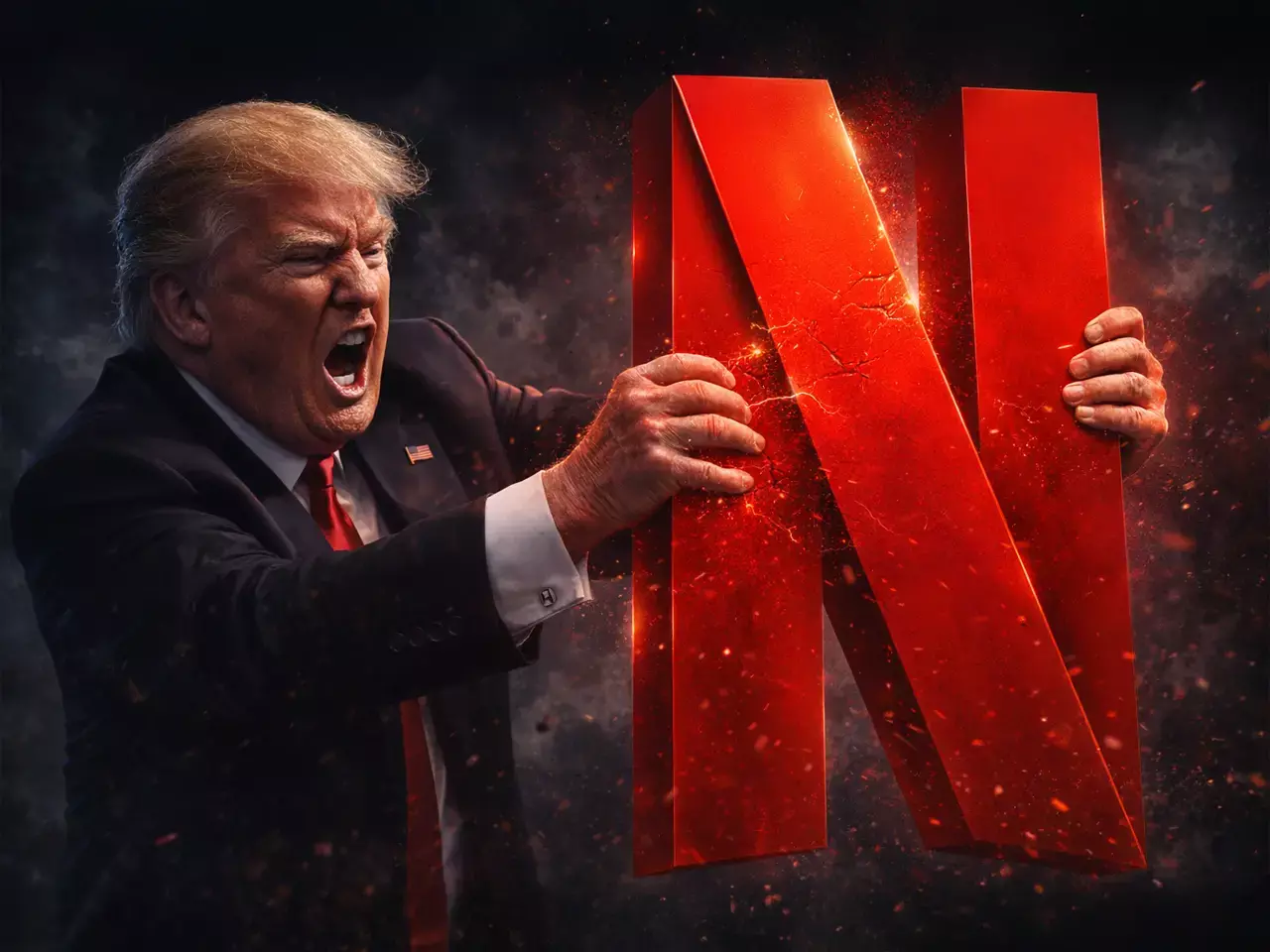 trump, the source of the scandal, has also caught netflixs attention