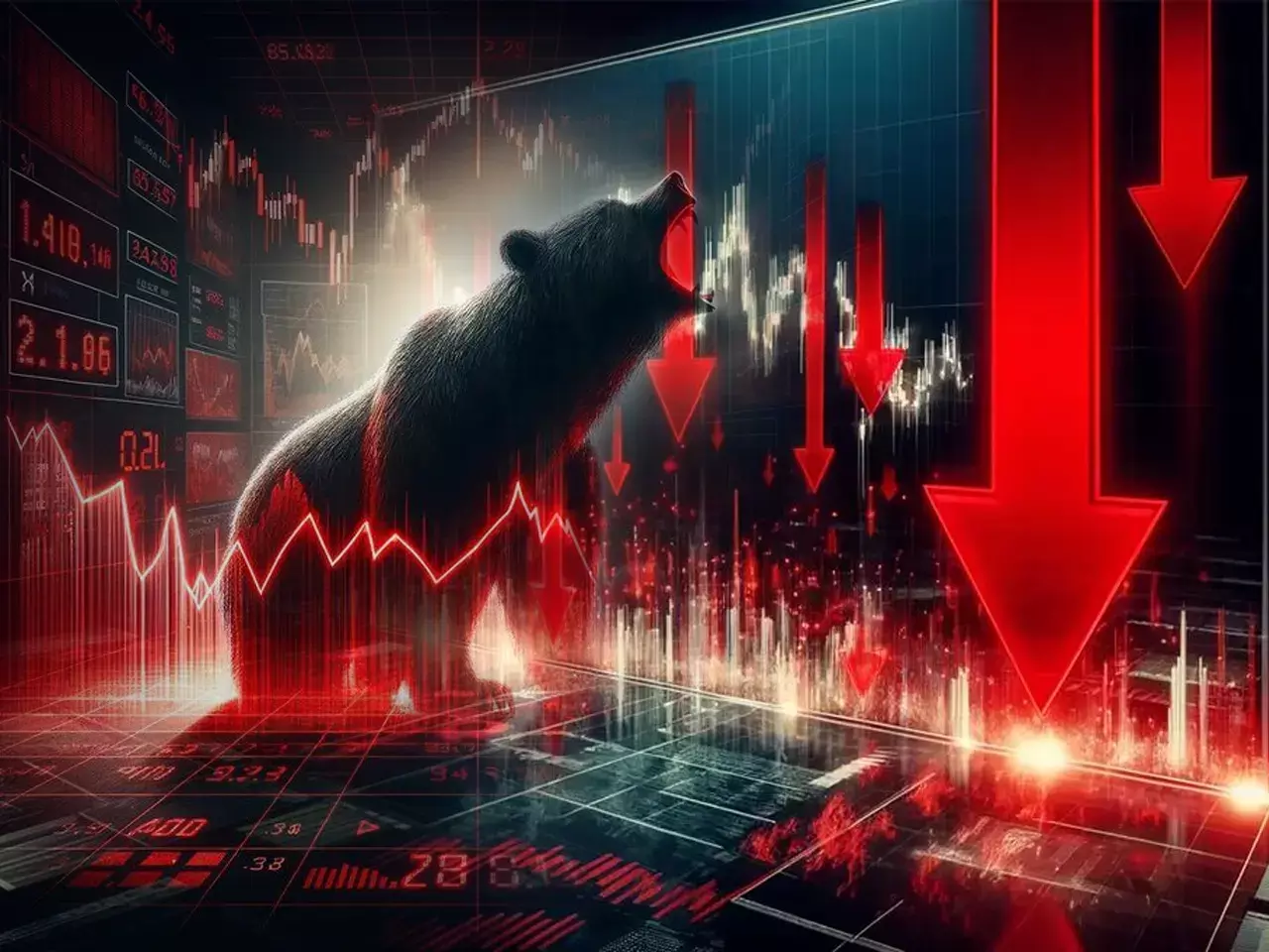 black tuesday in the stock market, losses exceed rs 6 lakh crore black tuesday in the stock market, losses exceed rs 6 lakh crore