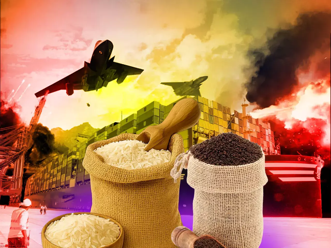 പശ്ചിമേഷ്യ:ബസ്മതി കയറ്റുമതി അനിശ്ചിതത്വത്തില്; തേയിലക്കും തിരിച്ചടി പശ്ചിമേഷ്യ:ബസ്മതി കയറ്റുമതി അനിശ്ചിതത്വത്തില്; തേയിലക്കും തിരിച്ചടി