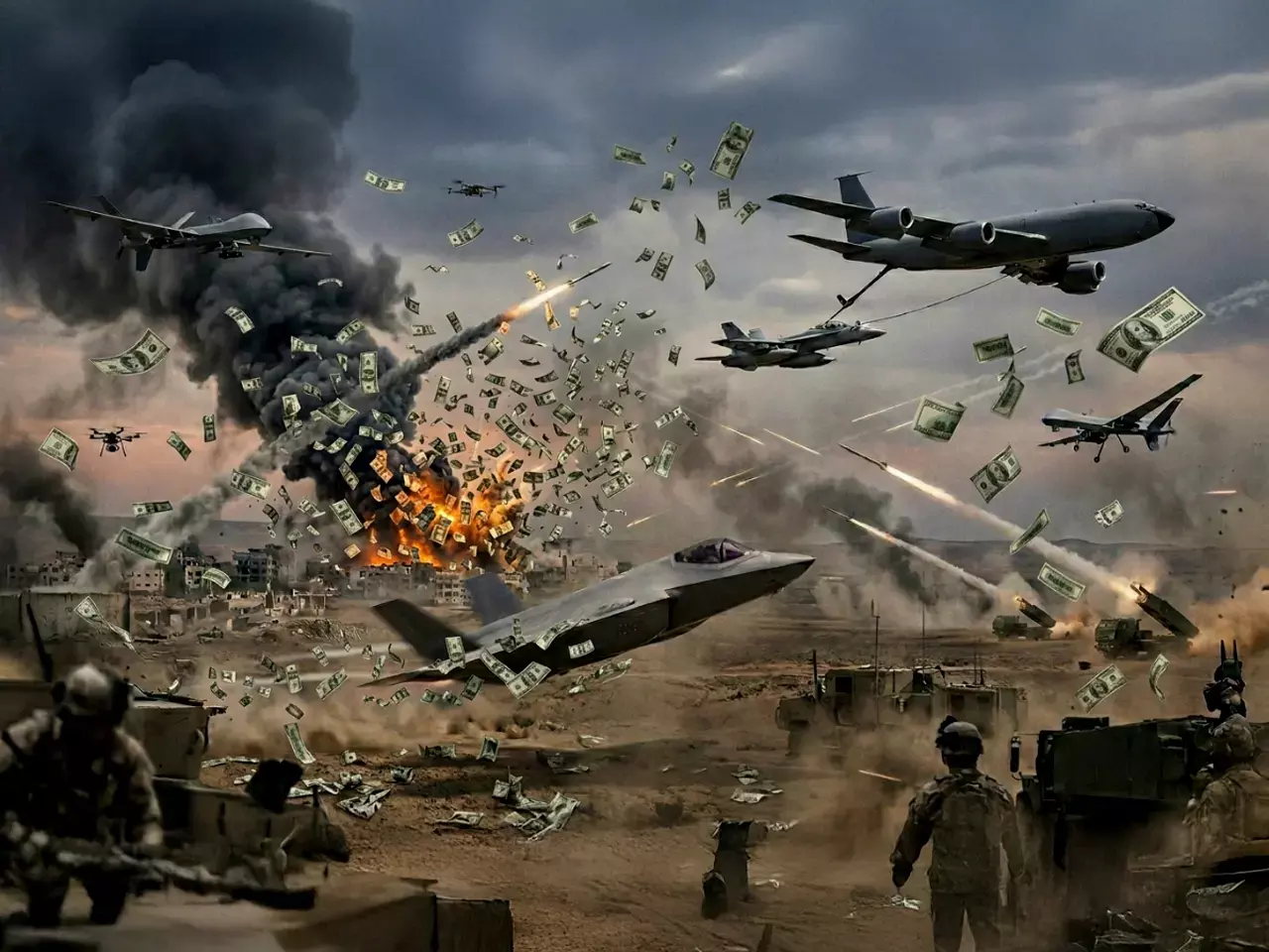 ഇറാനെ വീഴ്ത്താൻ 24 മണിക്കൂറിനുള്ളിൽ 6450 കോടി രൂപ, പോർമുഖത്ത് ശതകോടികൾ ചെലവഴിച്ച് അമേരിക്ക, നഷ്ടം കനക്കുന്നു