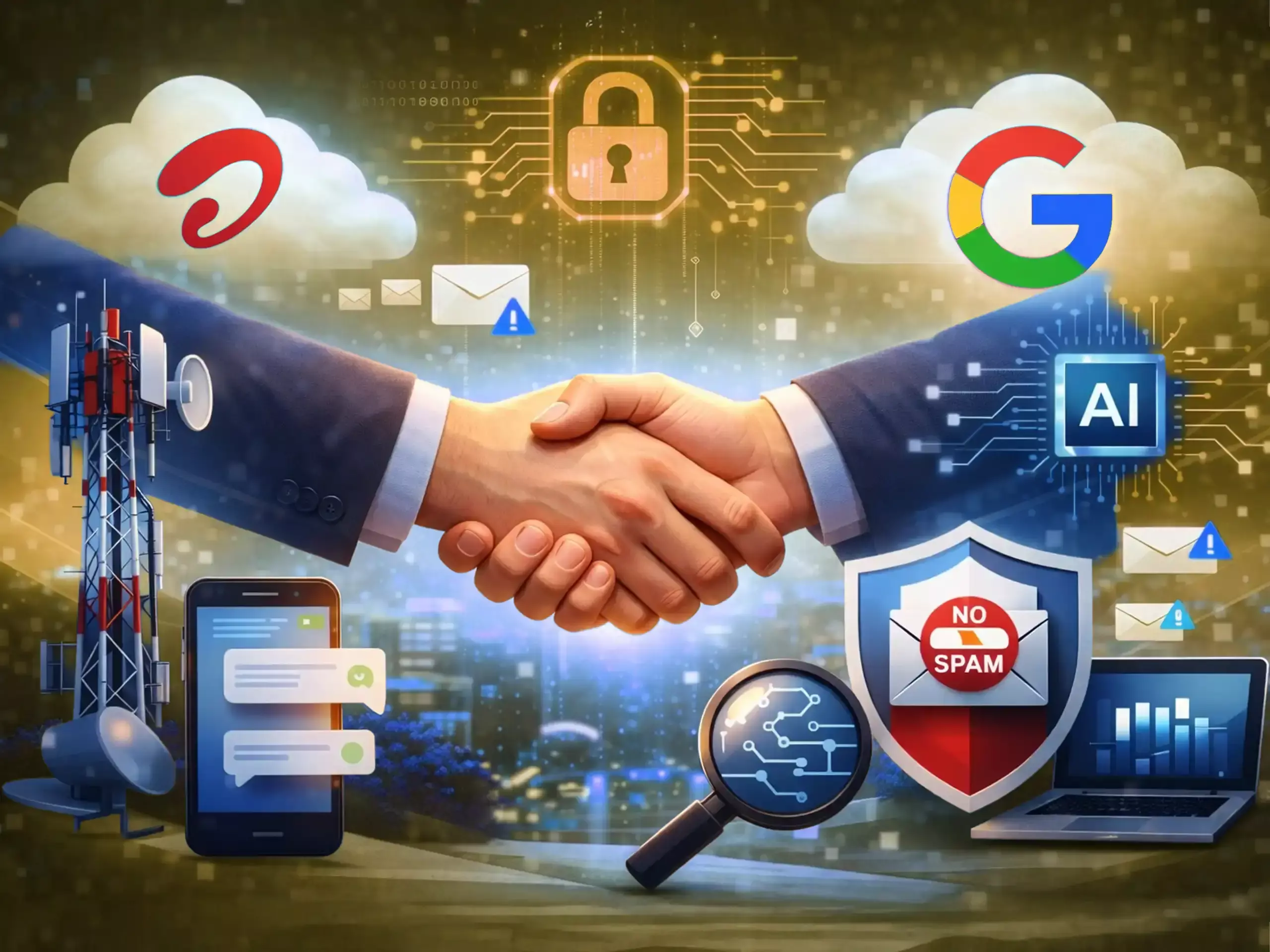 എയർടെൽ–ഗൂഗിൾ കൂട്ടുകെട്ട്: എഐ അധിഷ്ഠിത സ്പാം പ്രതിരോധം ശക്തമാക്കുന്നു