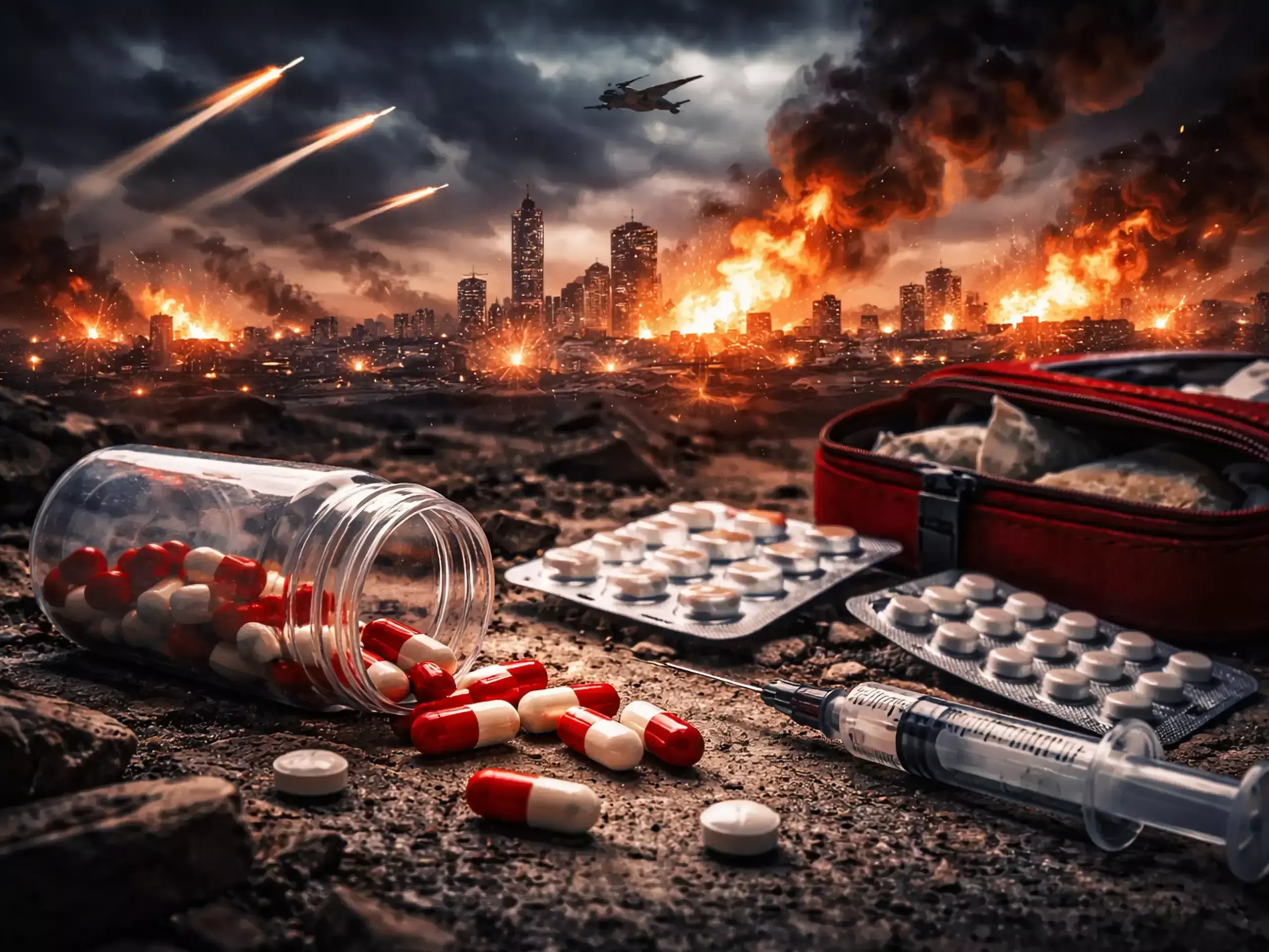 പശ്ചിമേഷ്യാ സംഘര്‍ഷം: മരുന്നുപെട്ടികള്‍ കുടുങ്ങി,  5,000 കോടിയുടെ  കയറ്റുമതി തുലാസില്‍