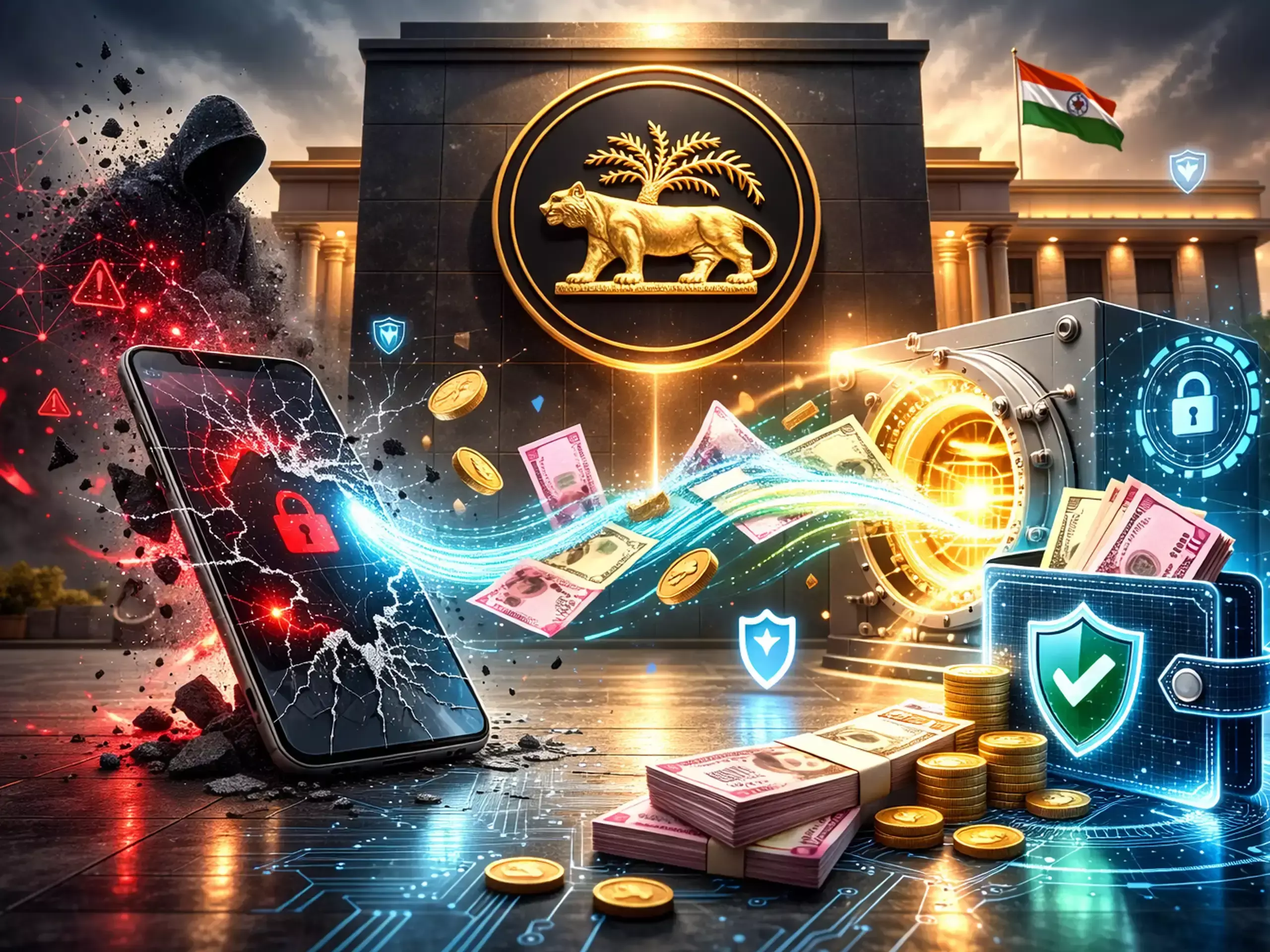 പണം തട്ടിപ്പിനിരയായോ? 85 ശതമാനം വരെ തിരികെ ലഭിക്കും. നഷ്ടപരിഹാരത്തിന്  മാര്‍ഗനിര്‍ദ്ദേശങ്ങളുമായി ആര്‍ബിഐ