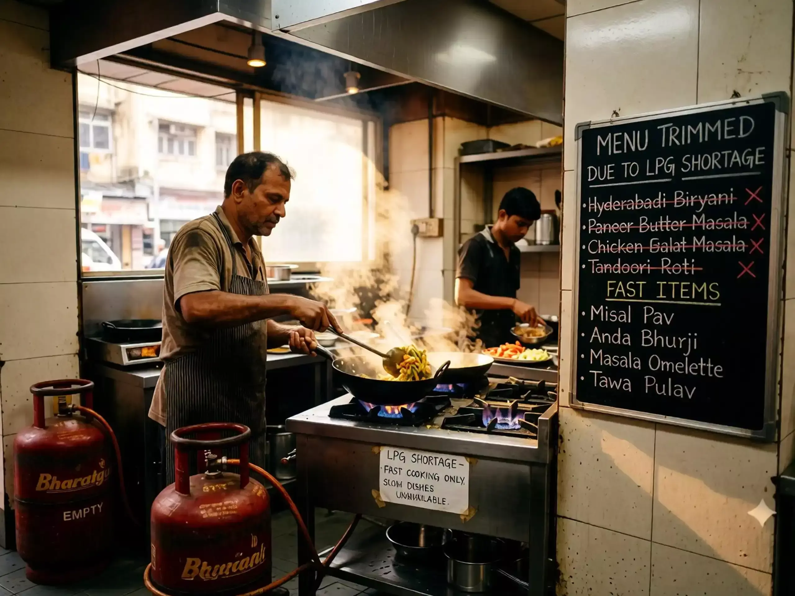 ഗ്യാസ് കിട്ടാനില്ല; അടച്ചുപൂട്ടണോ? മെനു വെട്ടിക്കുറയ്ക്കണോ? ആശങ്കയില് ഹോട്ടൽ ഉടമകള് ഗ്യാസ് കിട്ടാനില്ല; അടച്ചുപൂട്ടണോ? മെനു വെട്ടിക്കുറയ്ക്കണോ? ആശങ്കയില് ഹോട്ടൽ ഉടമകള്