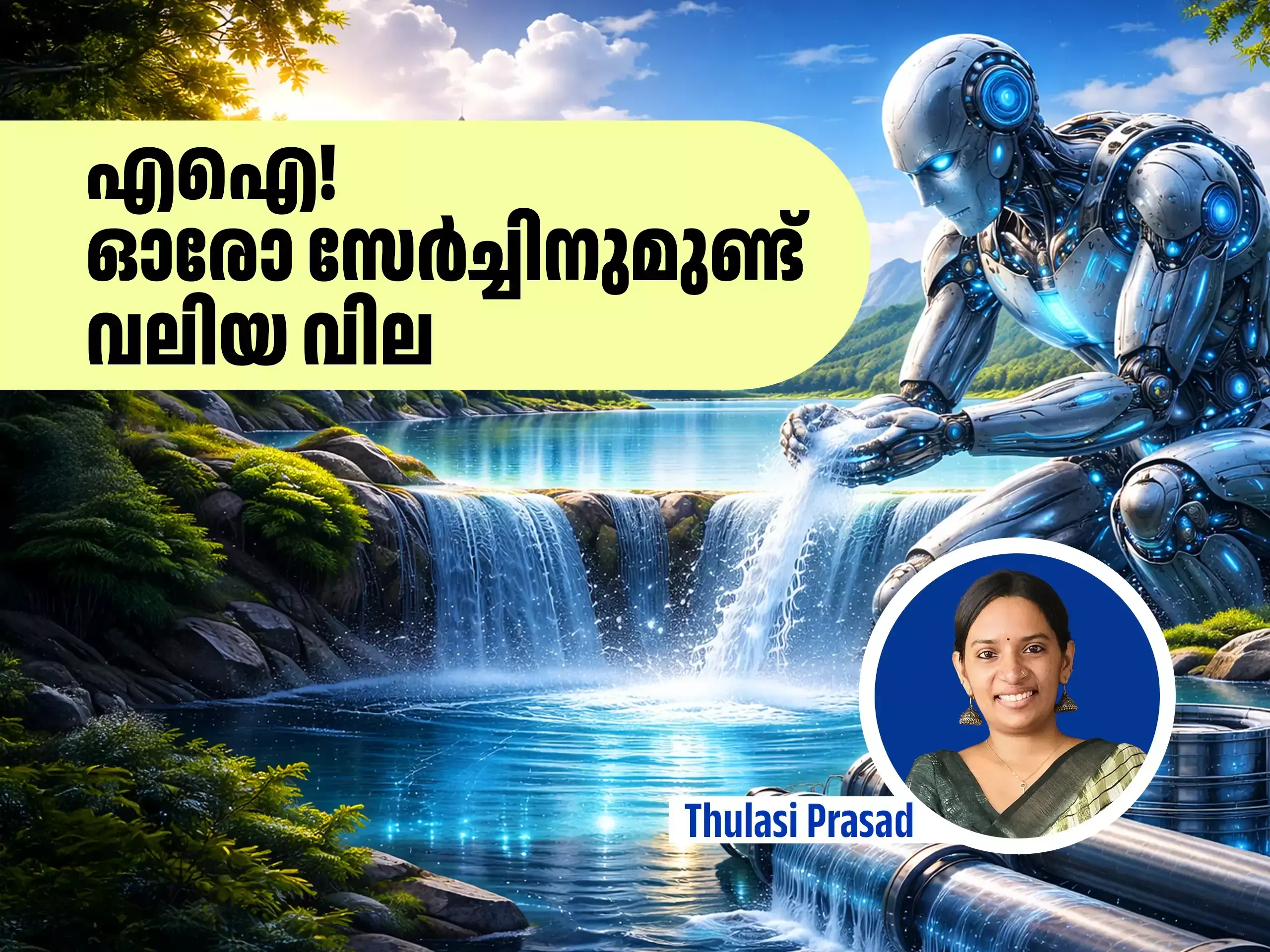 ഓരോ ചോദ്യത്തിനും വലിയ വില നല്‍കേണ്ടിവരും! എഐ ജലക്ഷാമത്തിന് കാരണമാകുമോ?