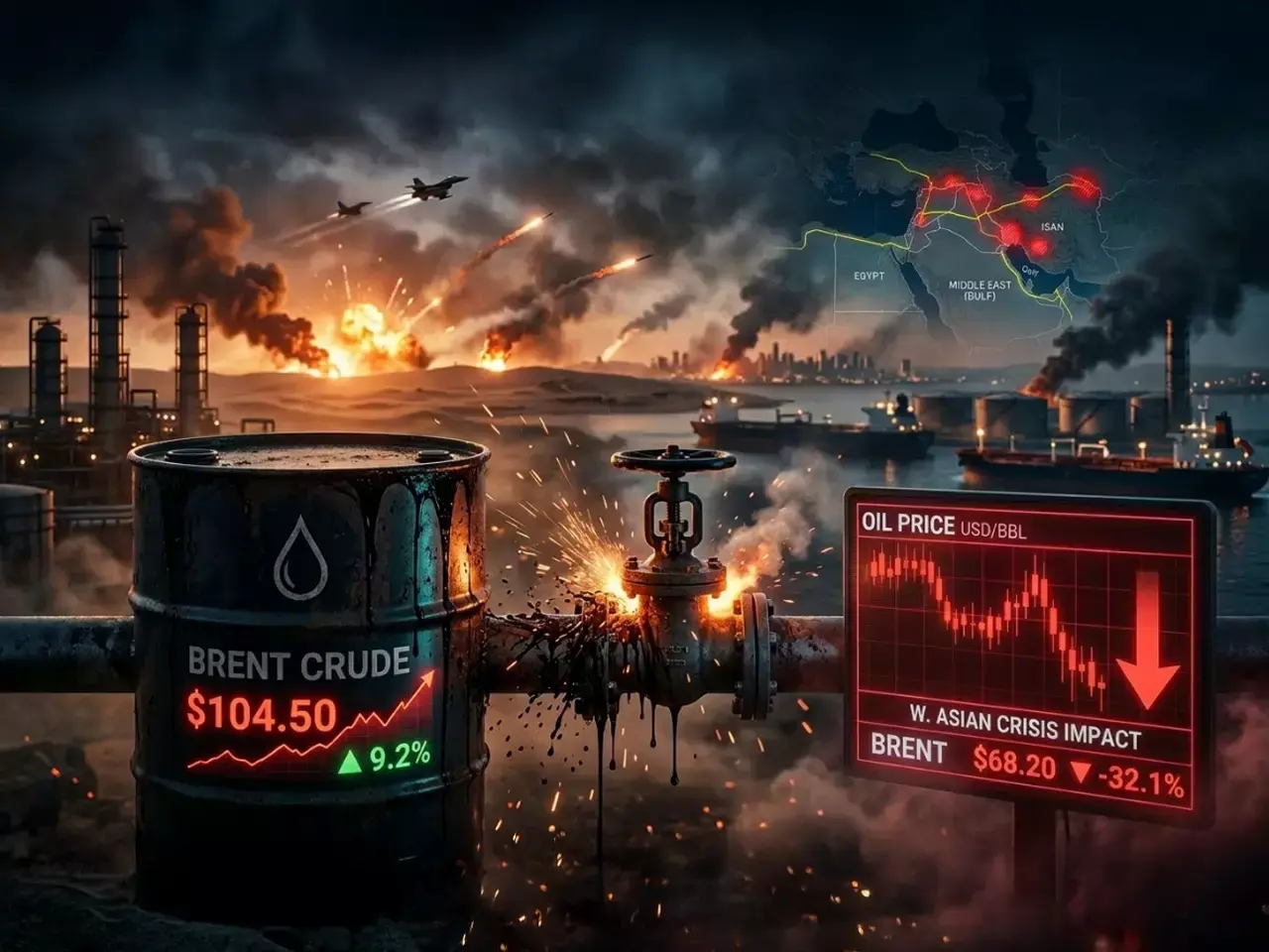 oil prices spark, experts say west asian conflict will impact market oil prices spark, experts say west asian conflict will impact market