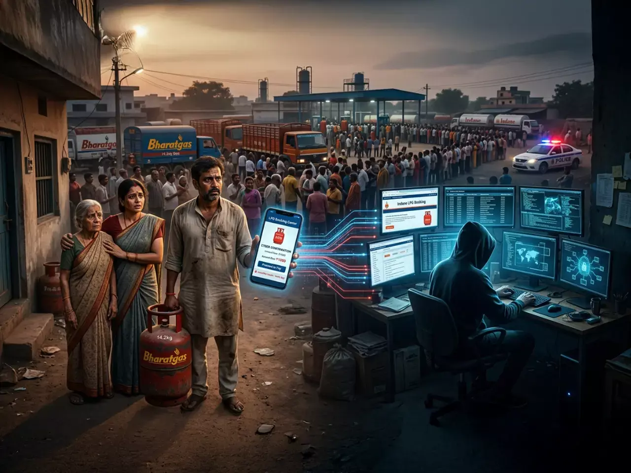 cyber fraud taking advantage of lpg crisis, police warns cyber fraud taking advantage of lpg crisis, police warns