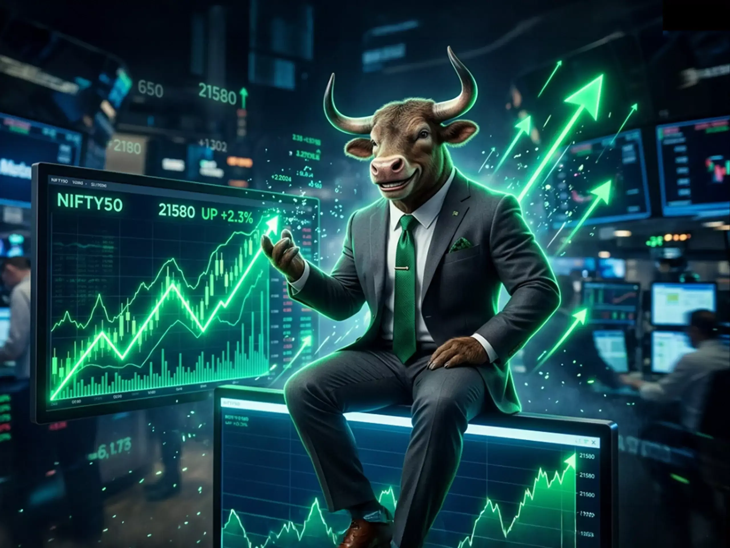 വിപണിയില് ആശ്വാസ കുതിപ്പ്; നേട്ടത്തോടെ നിഫ്റ്റിയും സെന്സെക്സും വിപണിയില് ആശ്വാസ കുതിപ്പ്; നേട്ടത്തോടെ നിഫ്റ്റിയും സെന്സെക്സും