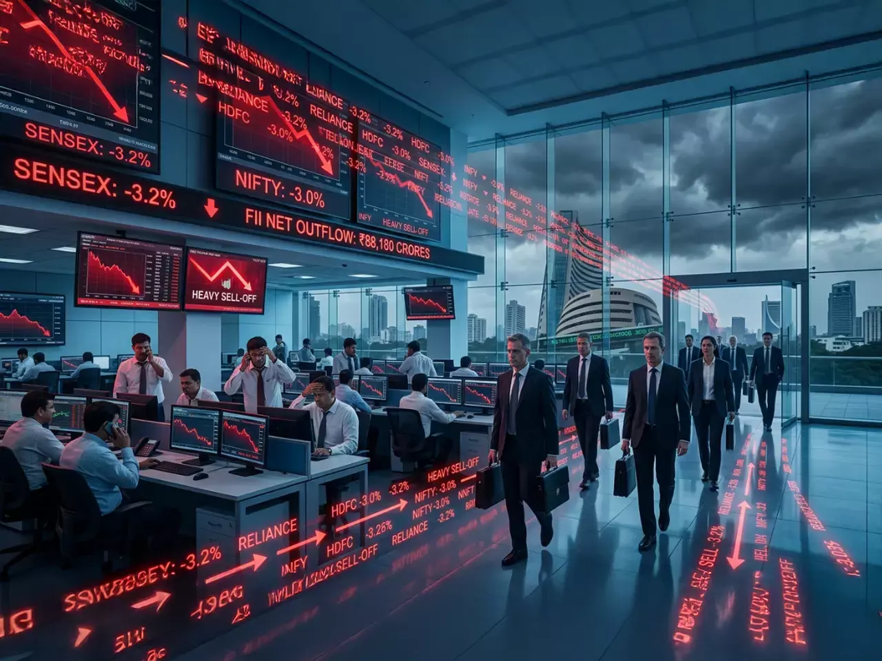 foreign investors abandon Indian markets, rs 88,180 crores flowed out in march alone foreign investors abandon Indian markets, rs 88,180 crores flowed out in march alone