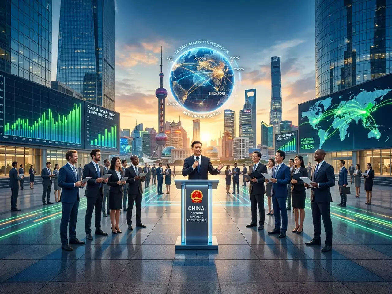 china to further open up market, beijing makes big promises to foreign investors china to further open up market, beijing makes big promises to foreign investors