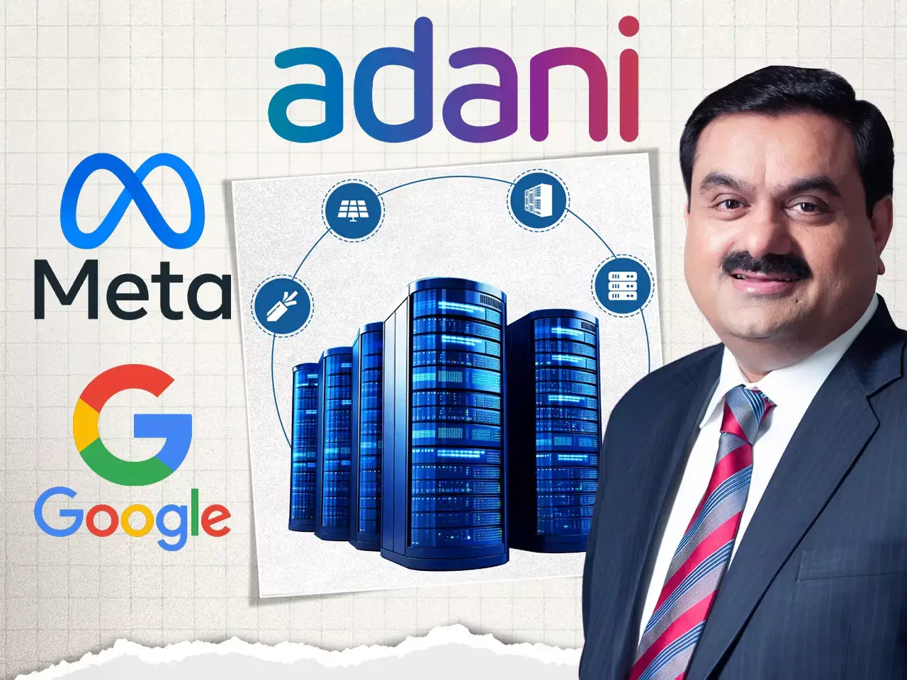 വരുന്നു ‌ഡാറ്റ സെൻ്റ‍ർ മത്സരം, വമ്പൻമാരെ ഒപ്പം കൂട്ടാൻ അദാനി, കൈകോ‍ർക്കുമോ മെറ്റ ?