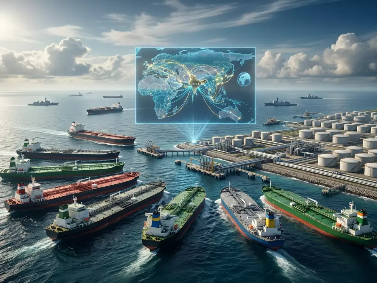 എണ്ണ ഇറക്കുമതിയില് ഇന്ത്യയുടെ പ്ലാന് ബി; ഹോര്മുസിന് പകരം 41 വിതരണക്കാര്, 60 ദിവസത്തേക്ക് ടെന്ഷന് വേണ്ട എണ്ണ ഇറക്കുമതിയില് ഇന്ത്യയുടെ പ്ലാന് ബി; ഹോര്മുസിന് പകരം 41 വിതരണക്കാര്, 60 ദിവസത്തേക്ക് ടെന്ഷന് വേണ്ട