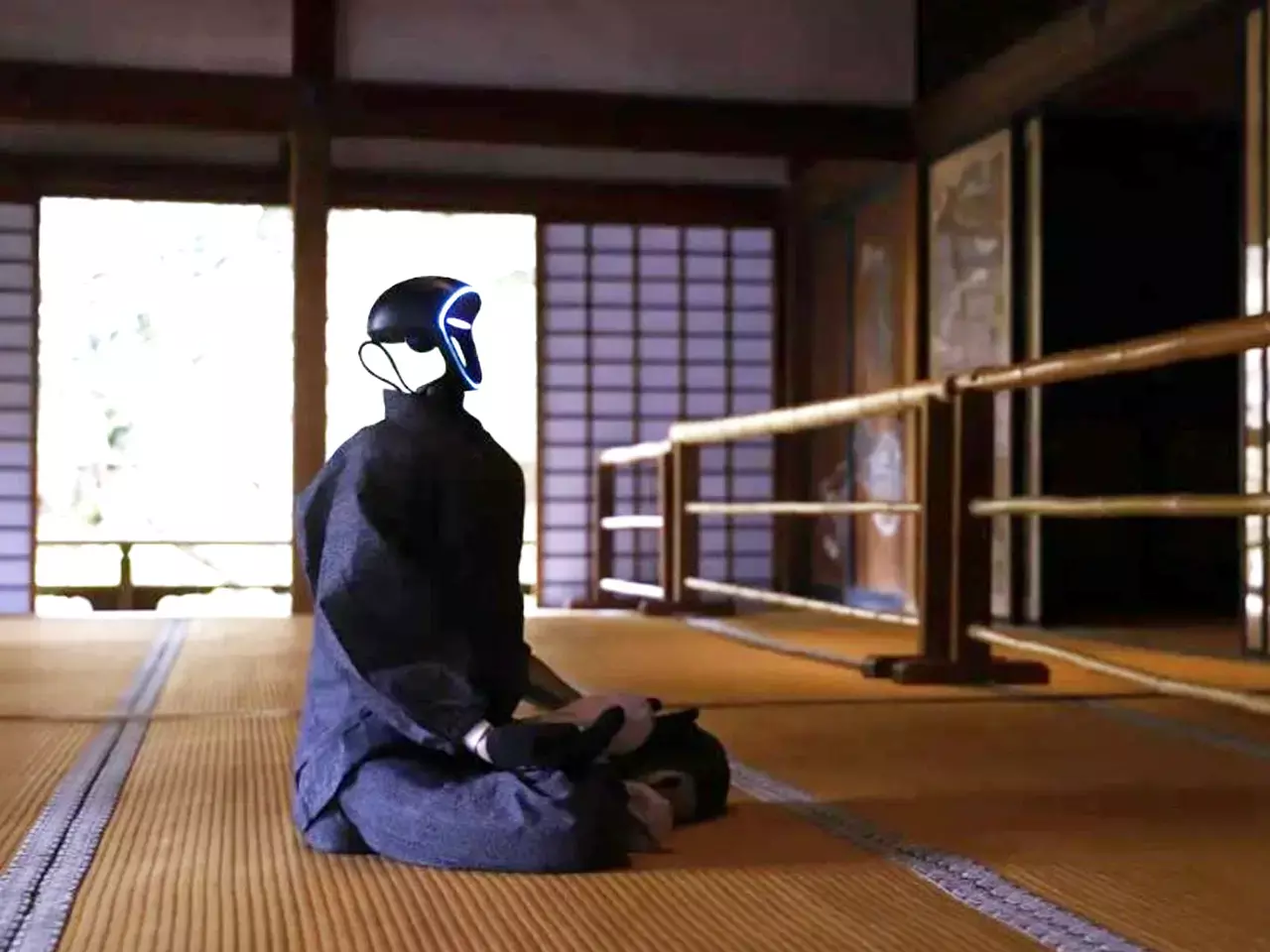 ai revolution in spirituality, robot monk at buddhist temple in japan ai revolution in spirituality, robot monk at buddhist temple in japan