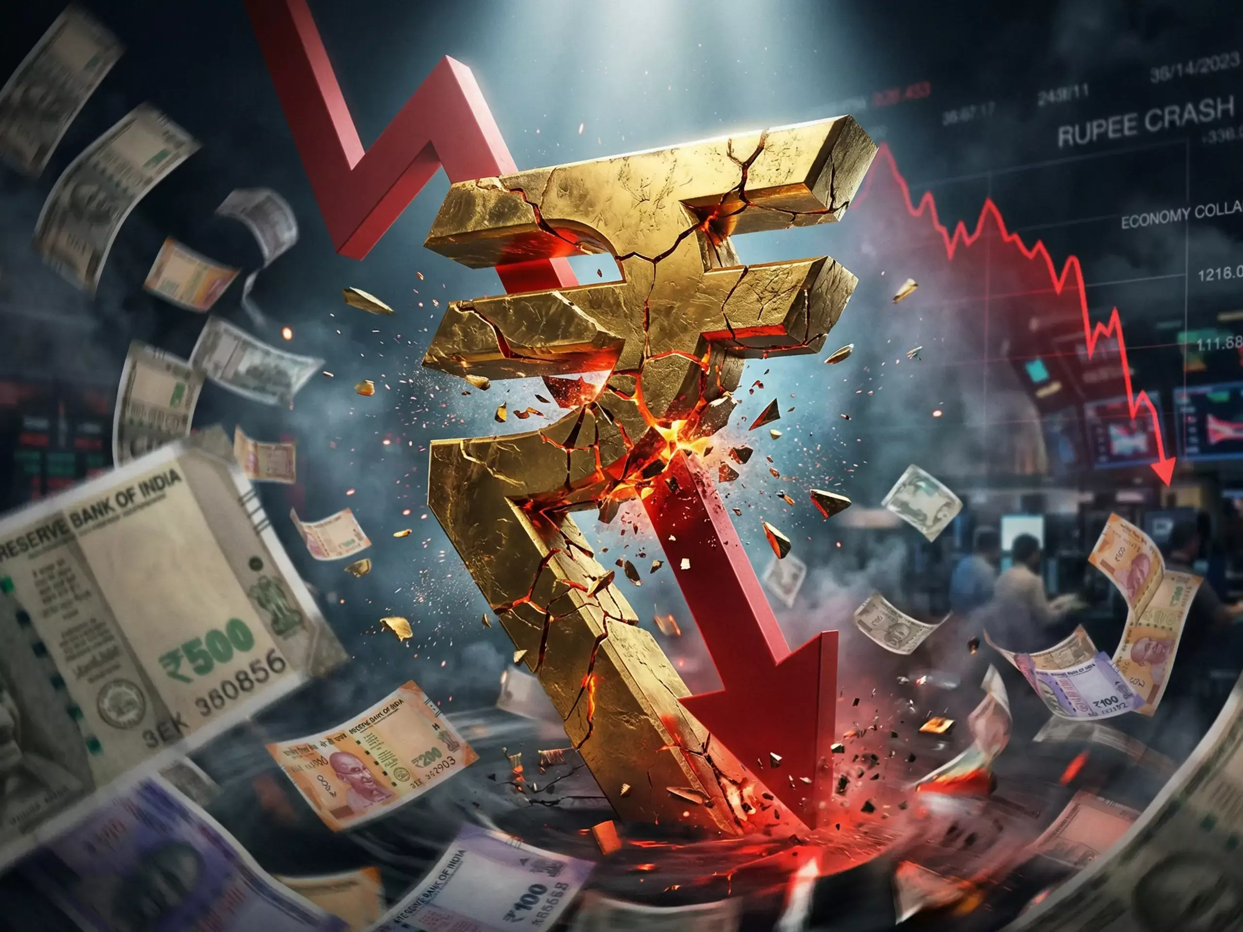 പശ്ചിമേഷ്യന് കനല് പടരുന്നു; വിപണിയില് കനത്ത ജാഗ്രത, രൂപയുടെ മൂല്യം റെക്കോര്ഡ് താഴ്ചയില് പശ്ചിമേഷ്യന് കനല് പടരുന്നു; വിപണിയില് കനത്ത ജാഗ്രത, രൂപയുടെ മൂല്യം റെക്കോര്ഡ് താഴ്ചയില്