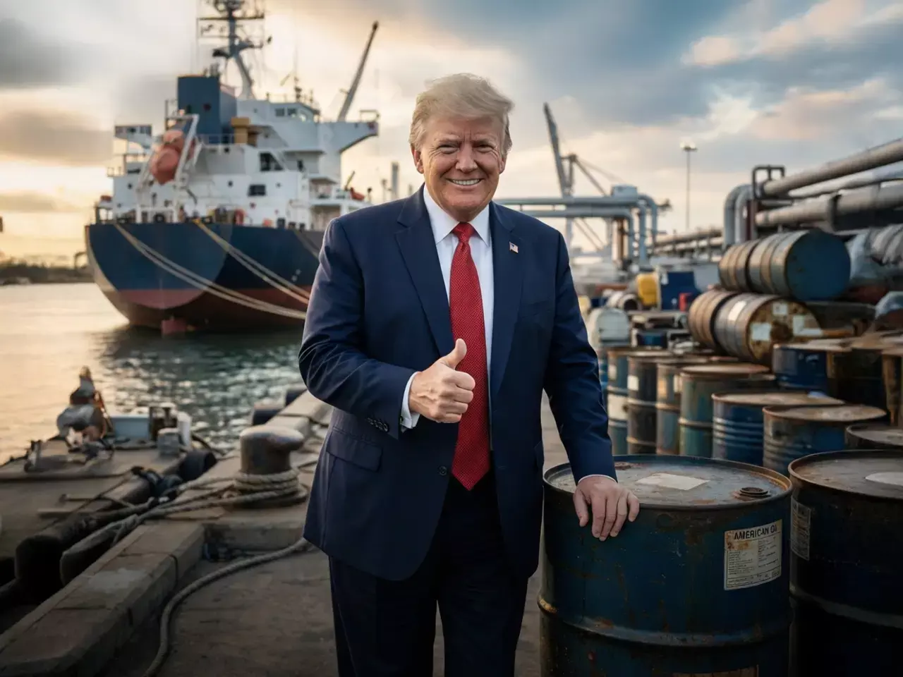 huge drop in oil prices, trumps announcement brings relief to the world