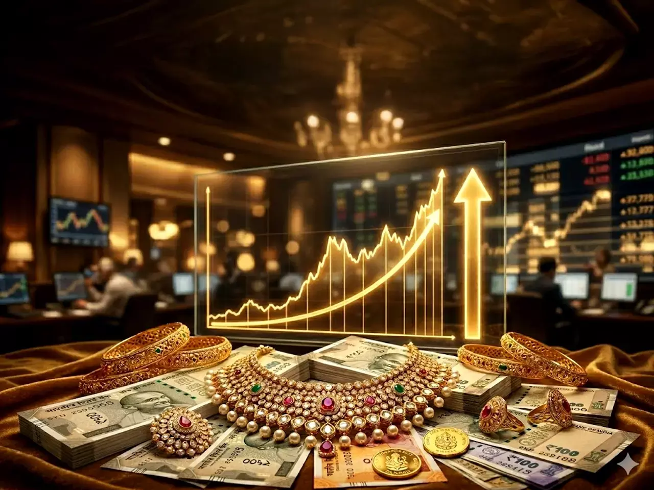 gold prices skyrocket, increase by rs 1440 in one go