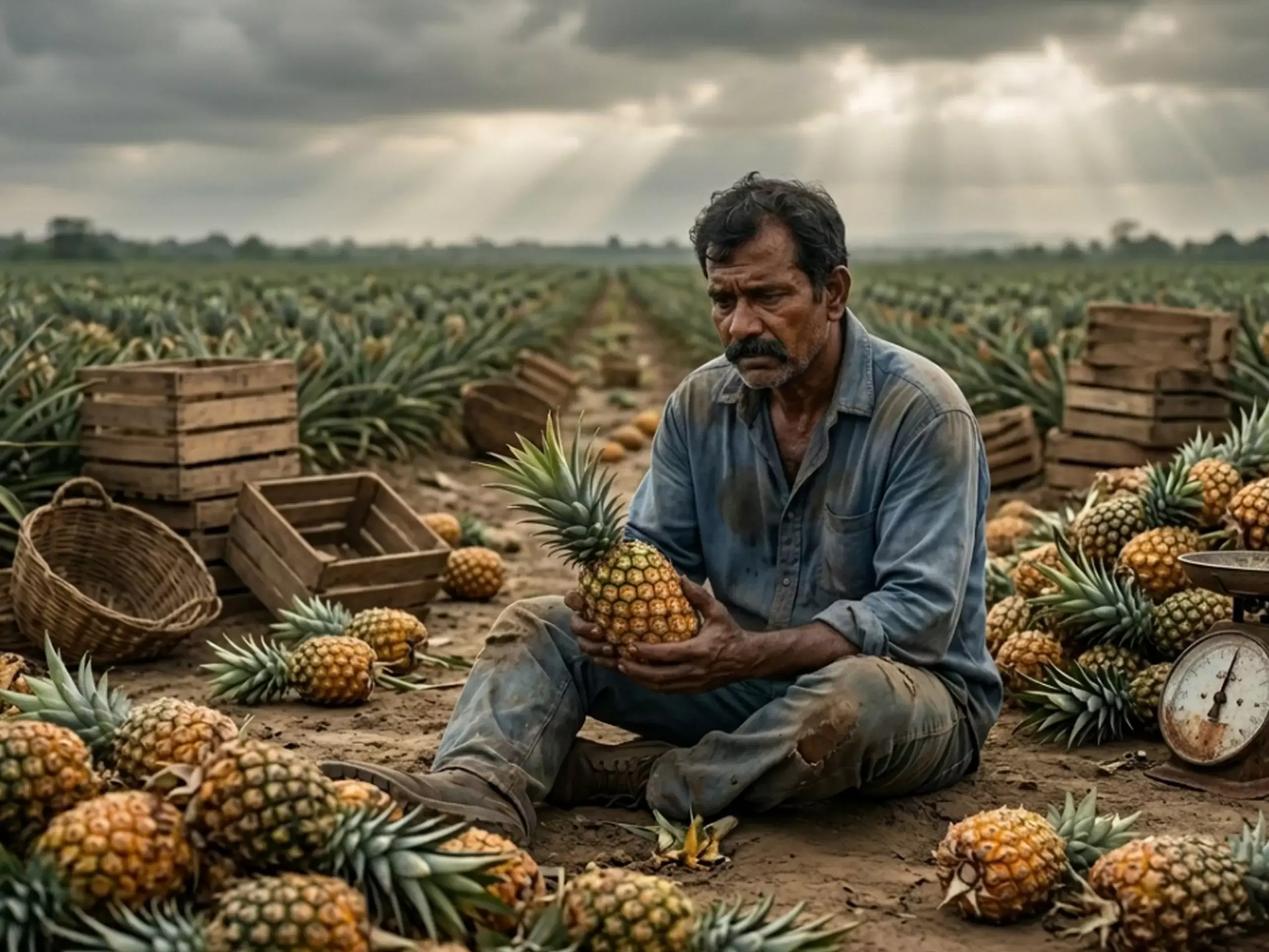 പൈനാപ്പിള് കര്ഷകര്ക്ക് ഇത് കണ്ണീര്ക്കാലം; വില കുത്തനെ ഇടിഞ്ഞു പൈനാപ്പിള് കര്ഷകര്ക്ക് ഇത് കണ്ണീര്ക്കാലം; വില കുത്തനെ ഇടിഞ്ഞു
