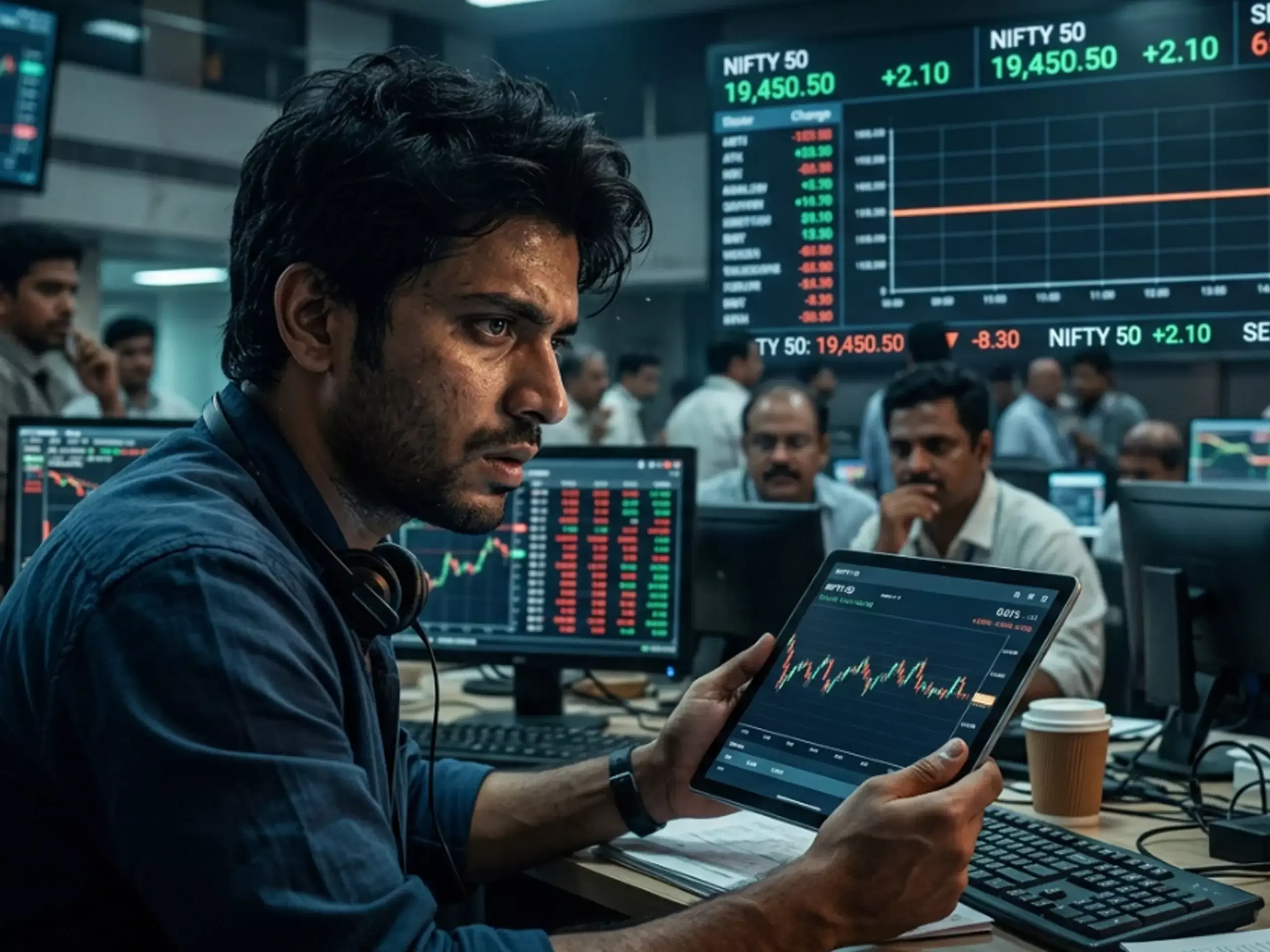 യുദ്ധഭീതിയും എണ്ണവിലയും വിപണിയെ പിടിച്ചുലച്ചു;   നഷ്ടം ഒഴിവാക്കി സെന്‍സെക്‌സും നിഫ്റ്റിയും