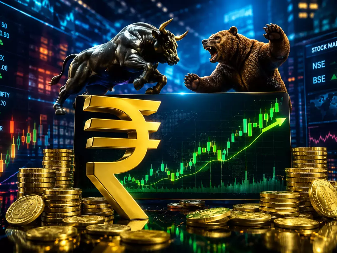 nine of the top ten saw huge gains, with Airtel making a splash