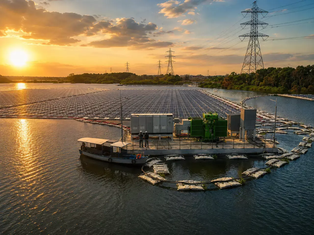 water bodies will now become power plants, what is the surya sarovar project