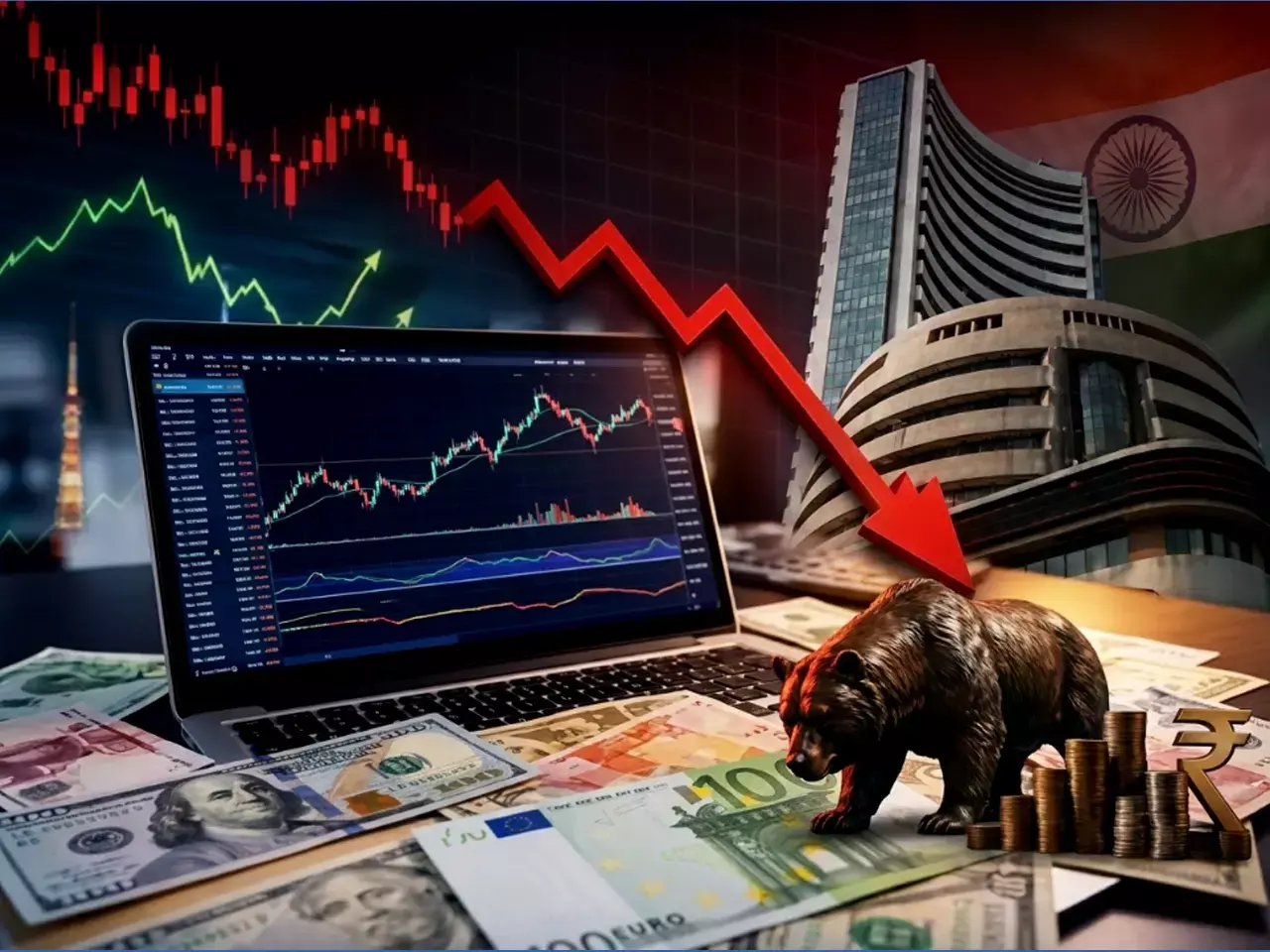 major setback for the stock market, foreign investors withdrew ₹13,138 crore this month major setback for the stock market, foreign investors withdrew ₹13,138 crore this month