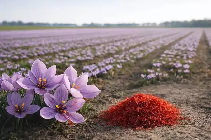 Saffron Cultivation in Ladakh: മഞ്ഞും മലകളും കടന്ന് കുങ്കുമപ്പൂ; ലഡാക്കിൽ പുതിയ കാർഷിക പരീക്ഷണം