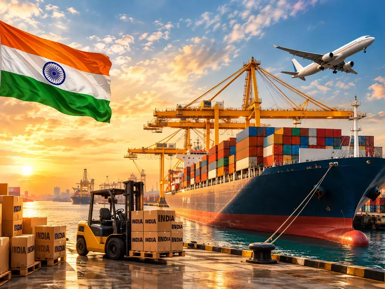 trillion-dollar exports, india confident despite global slowdown trillion-dollar exports, india confident despite global slowdown