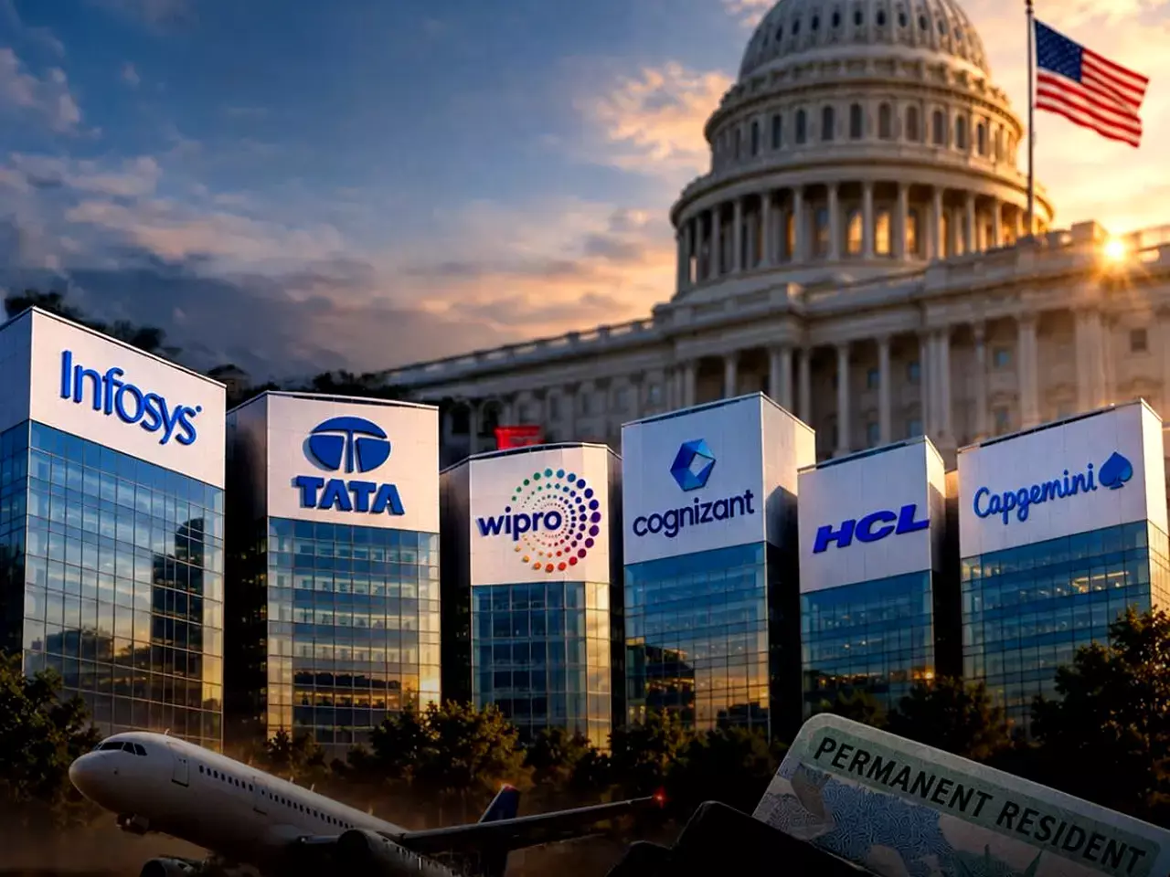 us green card ban for indian it companies, setback for infosys, tcs, and wipro