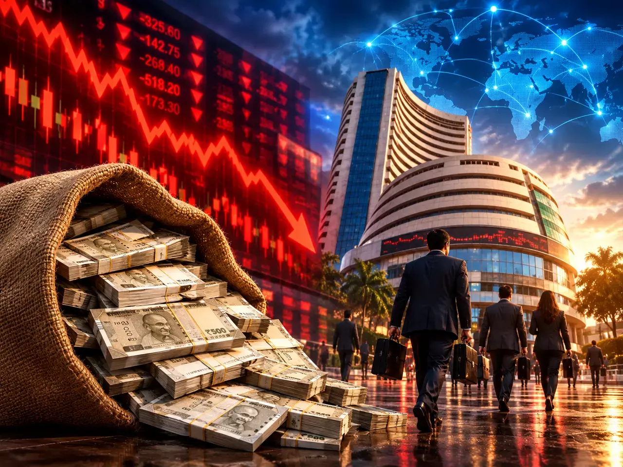 foreign investors exit en masse, offloaded ₹52,100 crore this month foreign investors exit en masse, offloaded ₹52,100 crore this month