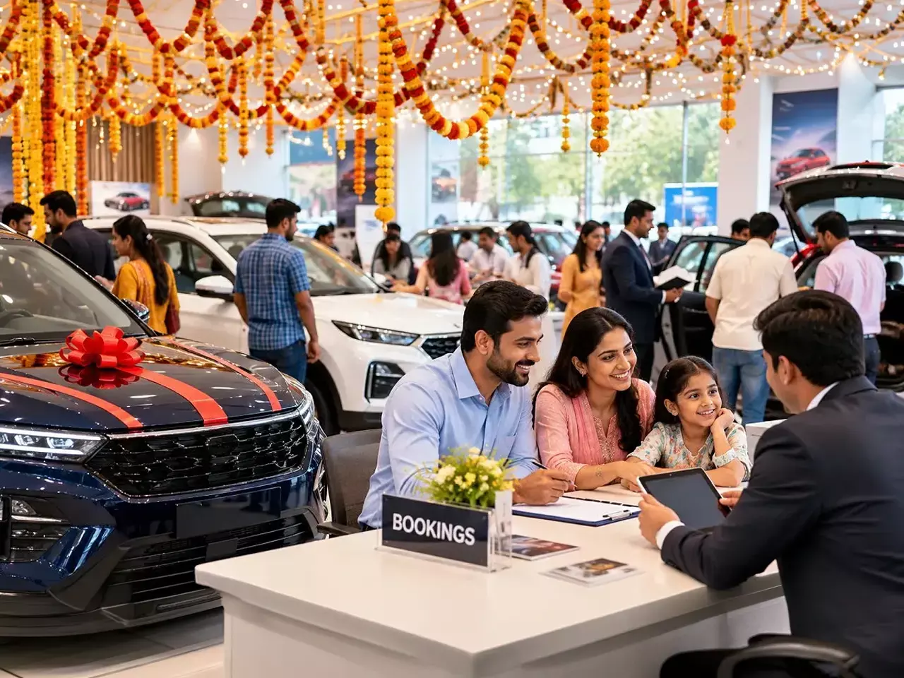 setback for the auto market during navaratri, 22% decline in passenger vehicle sales