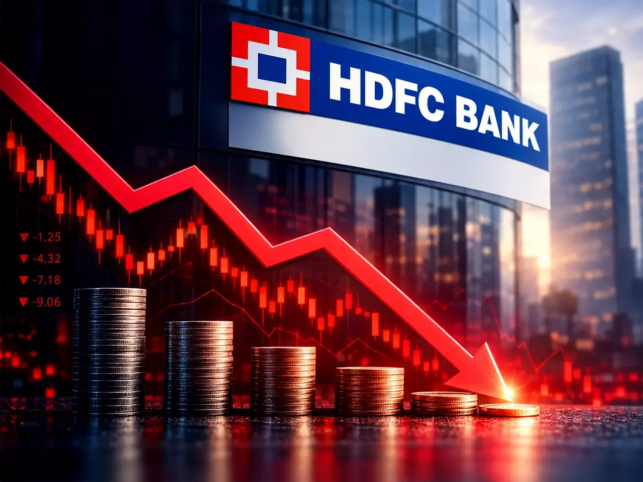 8 leading companies suffer losses, rs 1.55 lakh crore wiped out, major setback for hdfc bank
